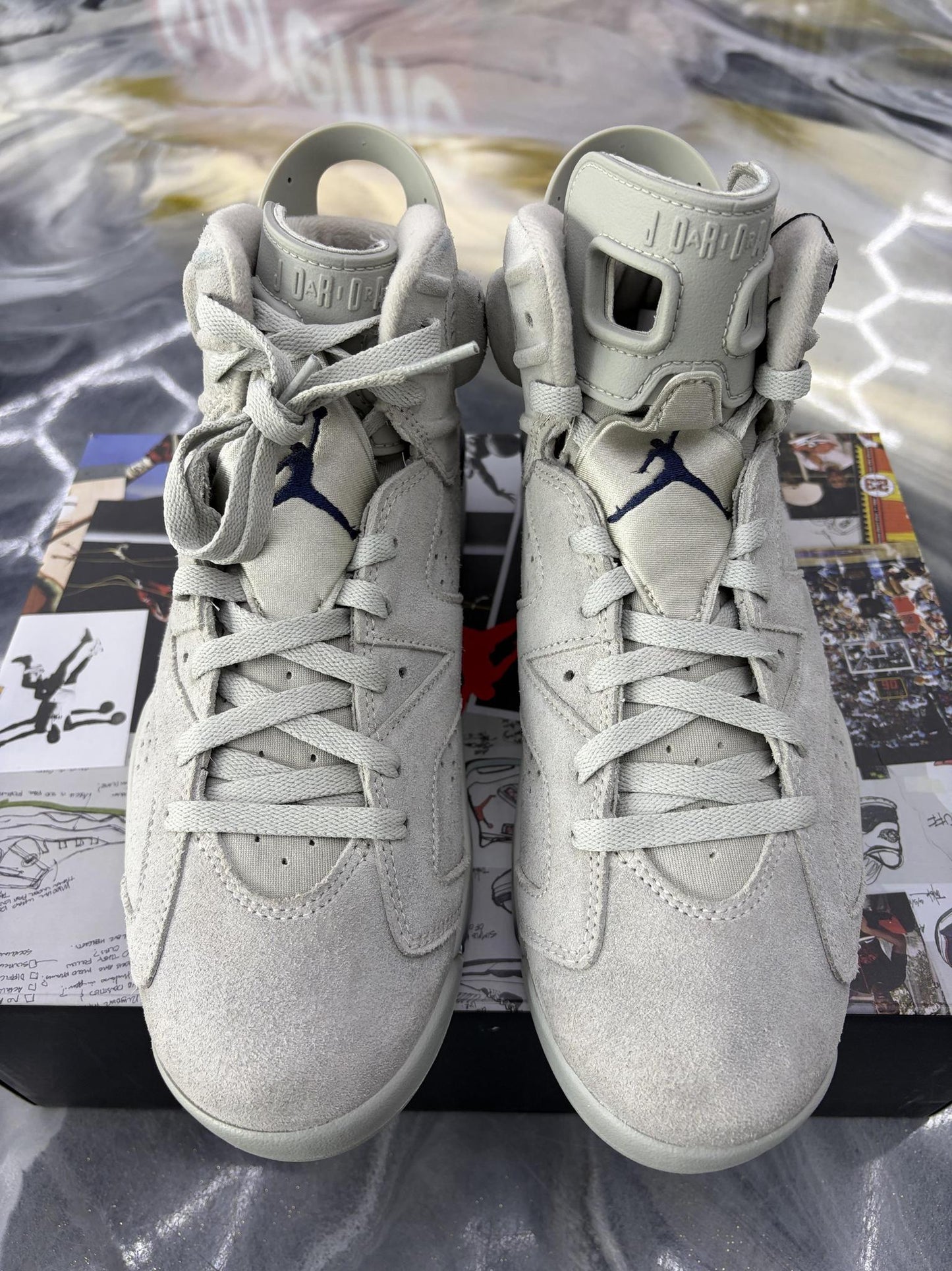 Jordan 6 "Georgetown" Used Size 10