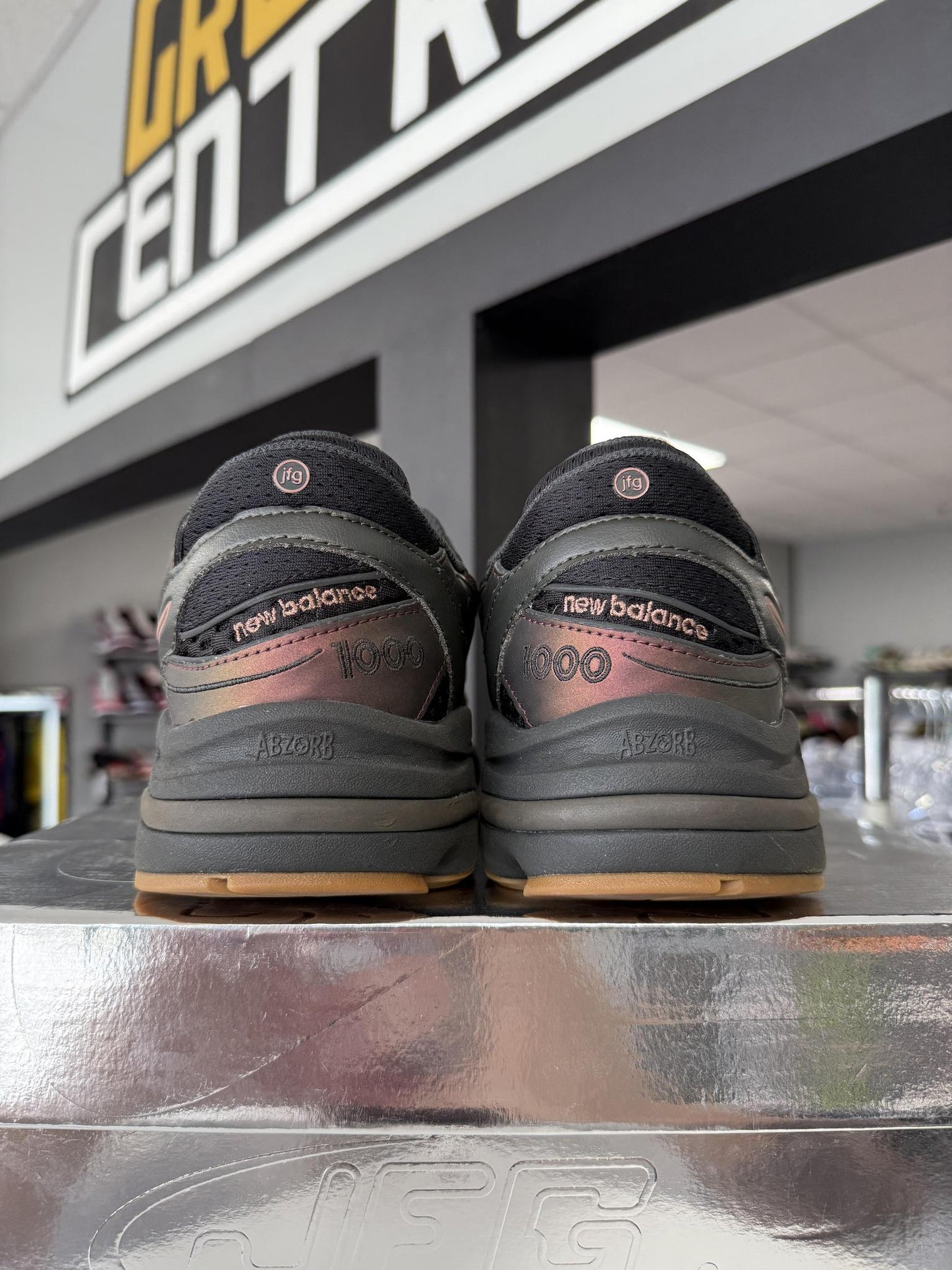 New Balance 1000 x JFG "Black Ice" Used Size 12