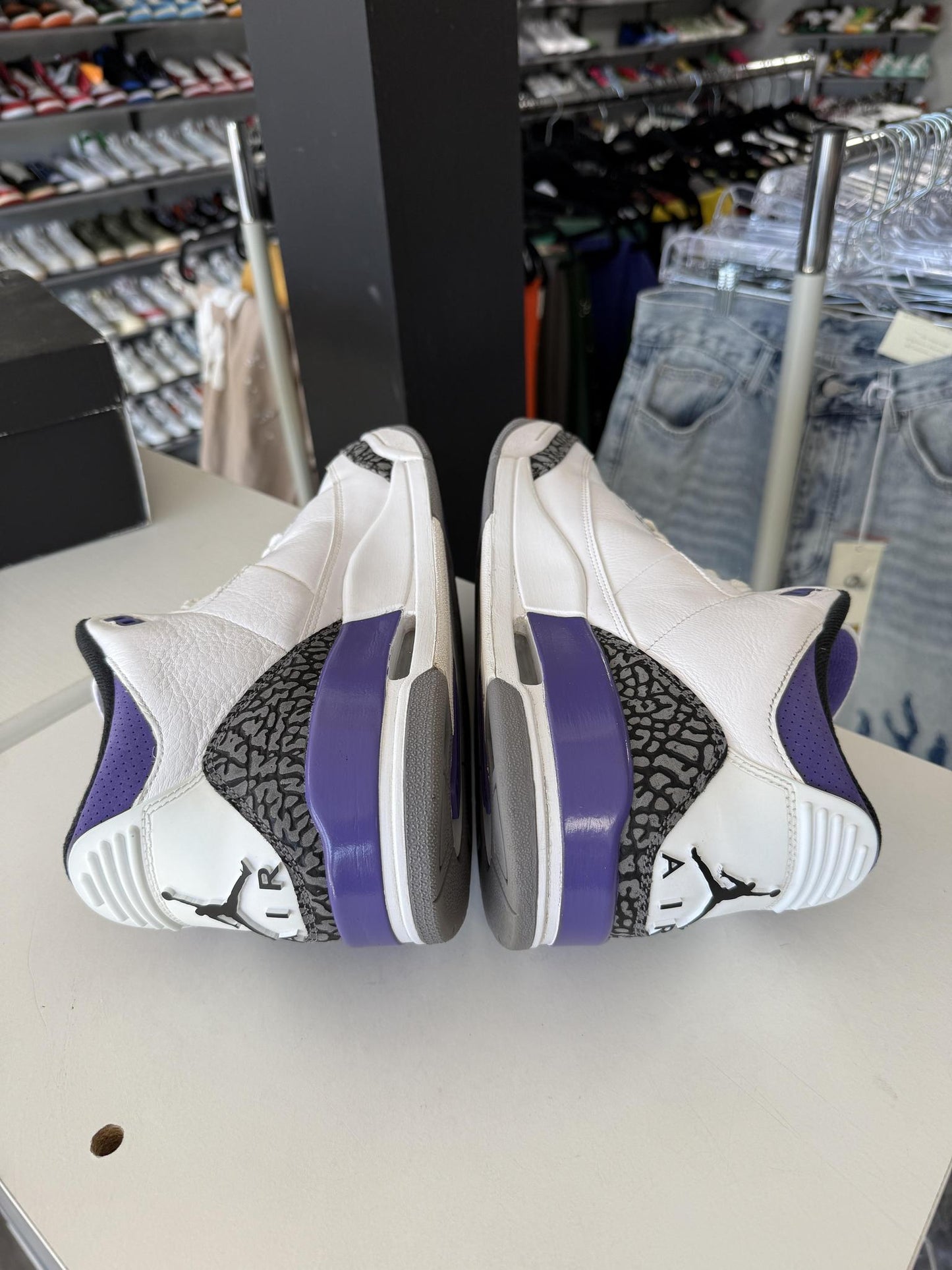 Jordan 3 "Dark Iris" Used Size 12
