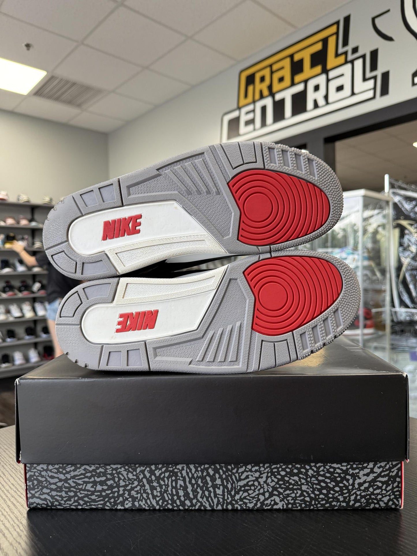 Jordan 3 "Black Cement" Used Size 11