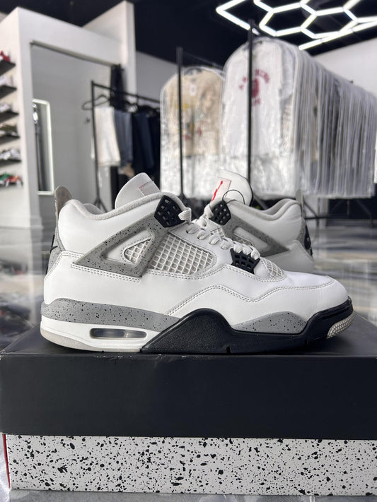 Jordan 4 "White Cement" Used Size 10.5