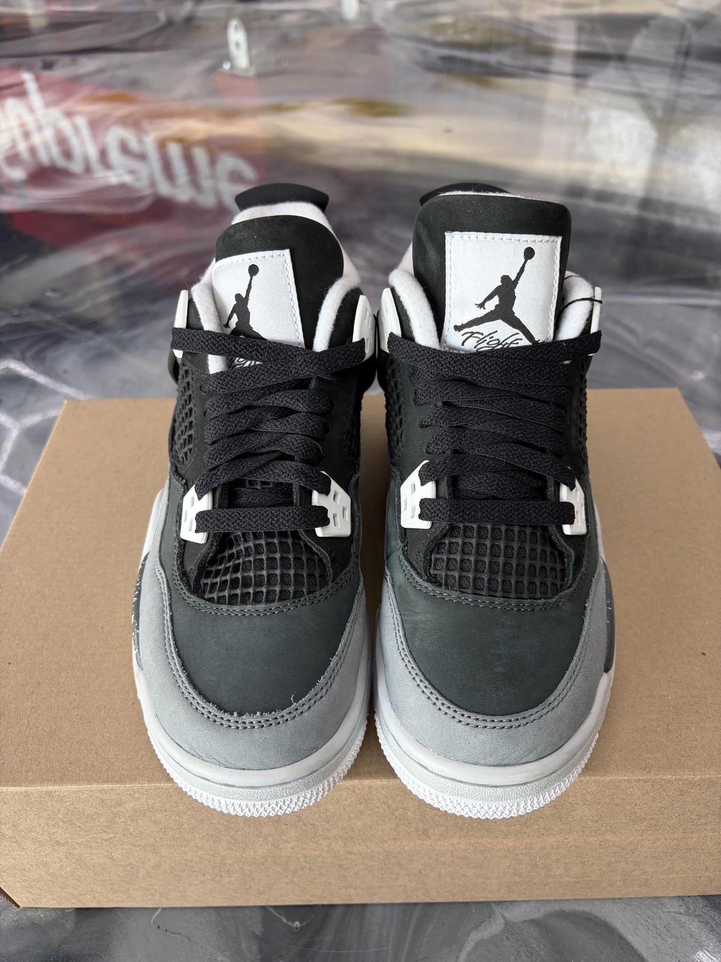 Jordan 4 "Fear" Used Size 4Y/5.5W