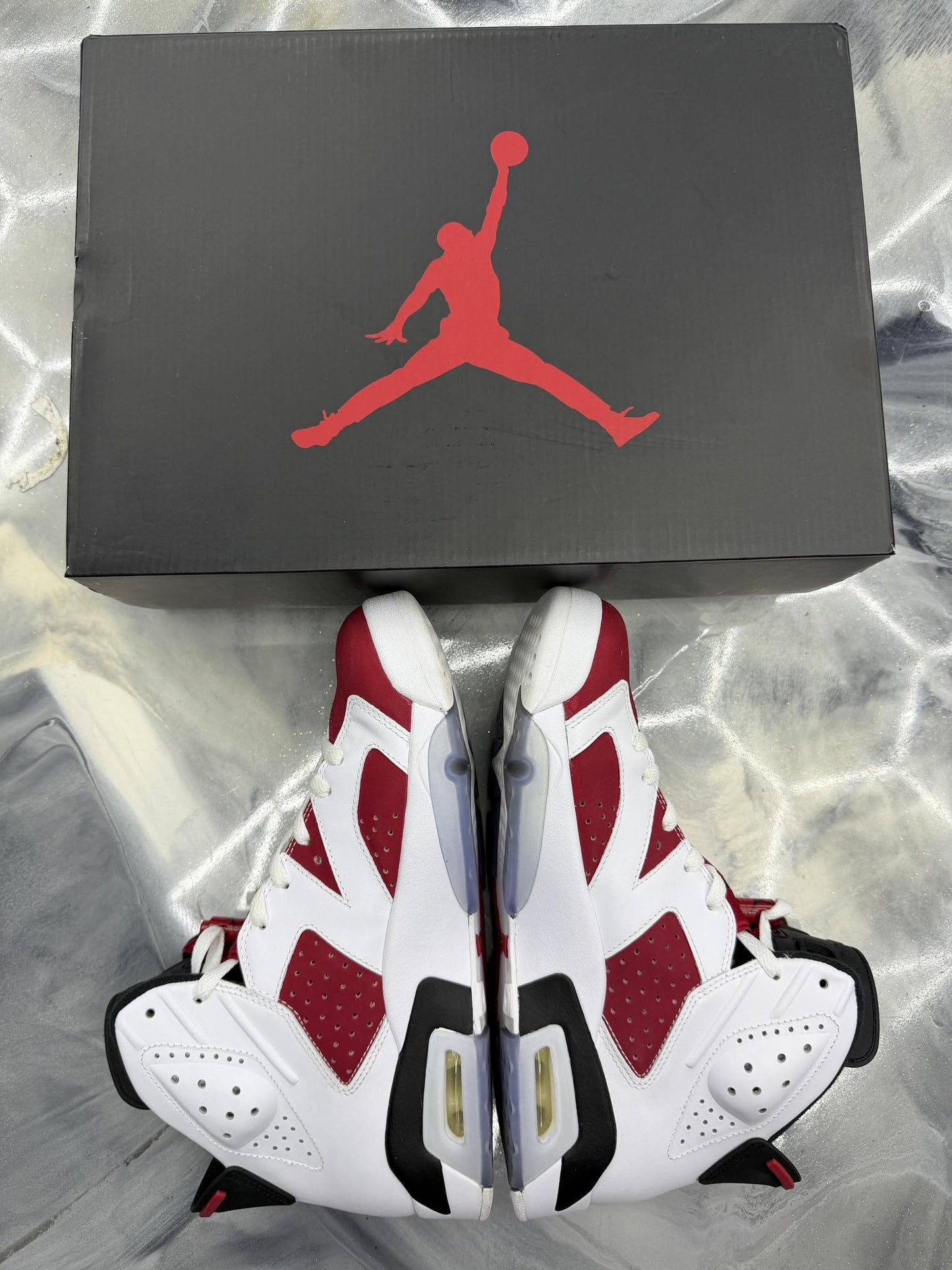 Jordan 6 Carmine Used Size 9.5