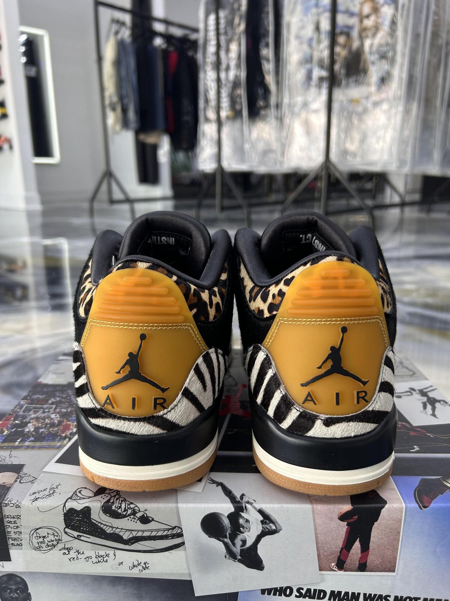 Jordan 3 "Animal Ambition" Used Size 10