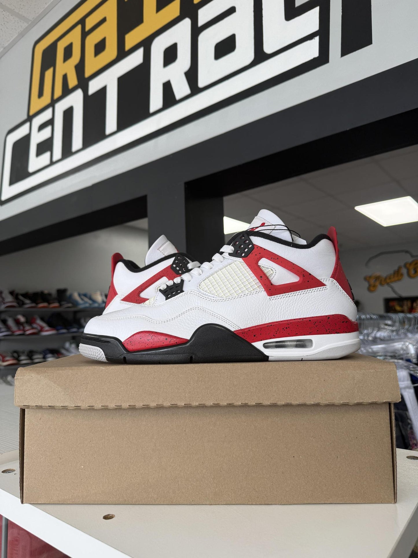Jordan 4 "Red Cement" Used Size 11