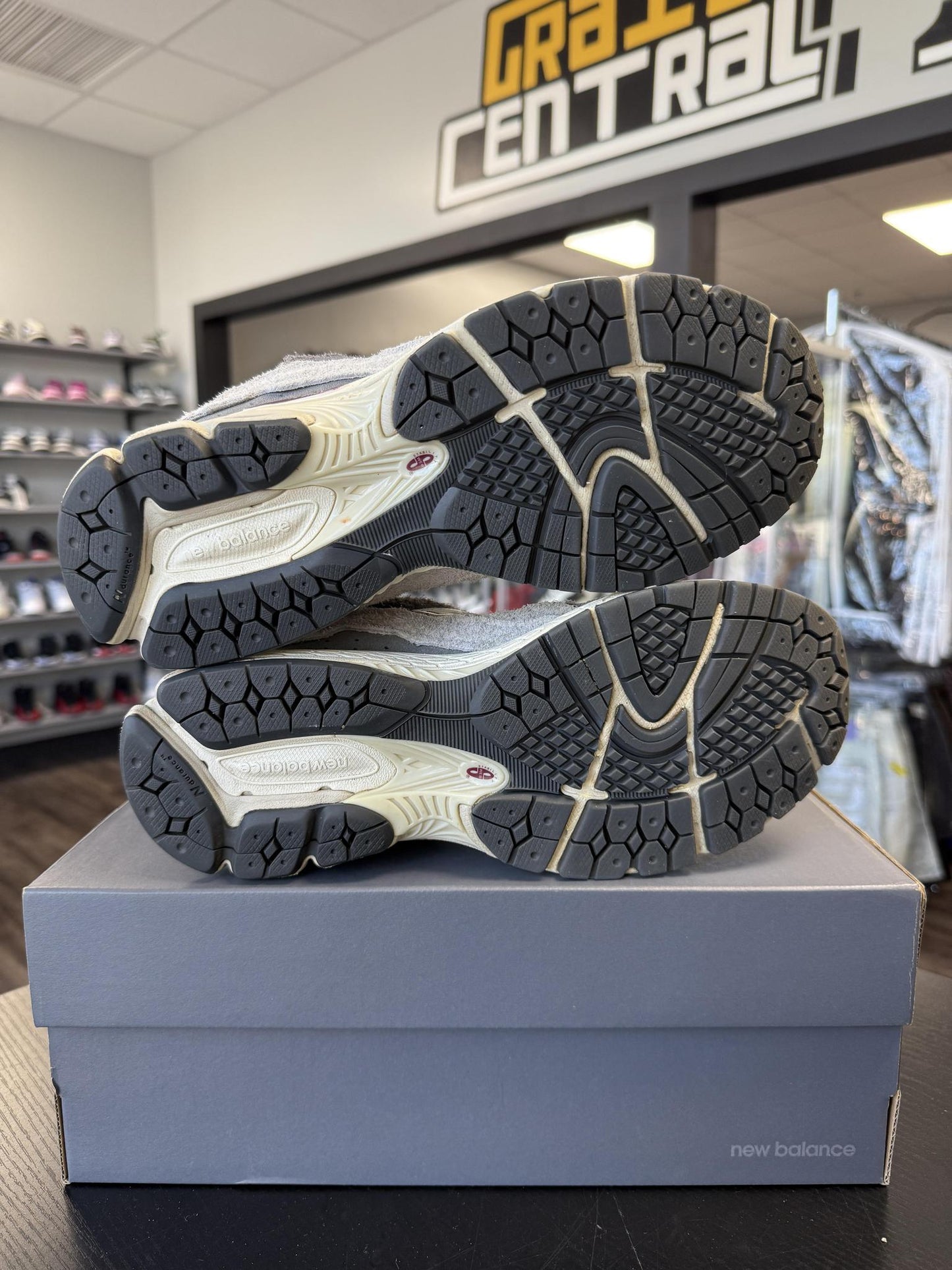 New Balance 2002R "Protection Pack Rain Cloud" Used Size 8.5