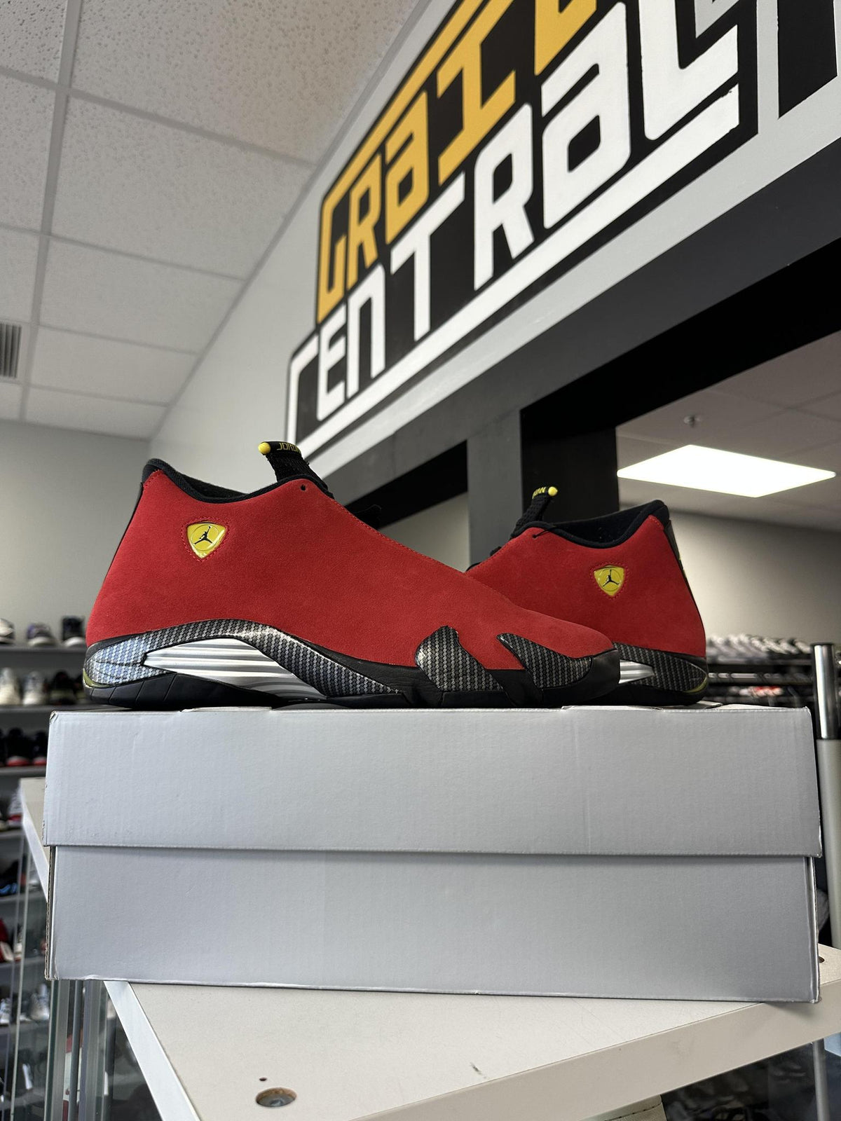 Jordan 14 "Ferrari" Used Size 13