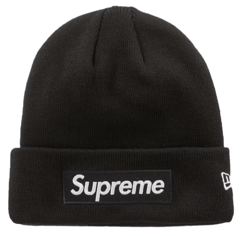 Supreme x New Era Box Logo Beanie "Black"