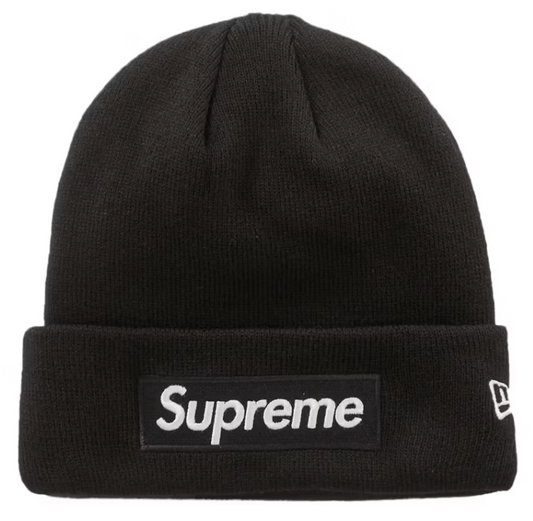 Supreme x New Era Box Logo Beanie "Black"