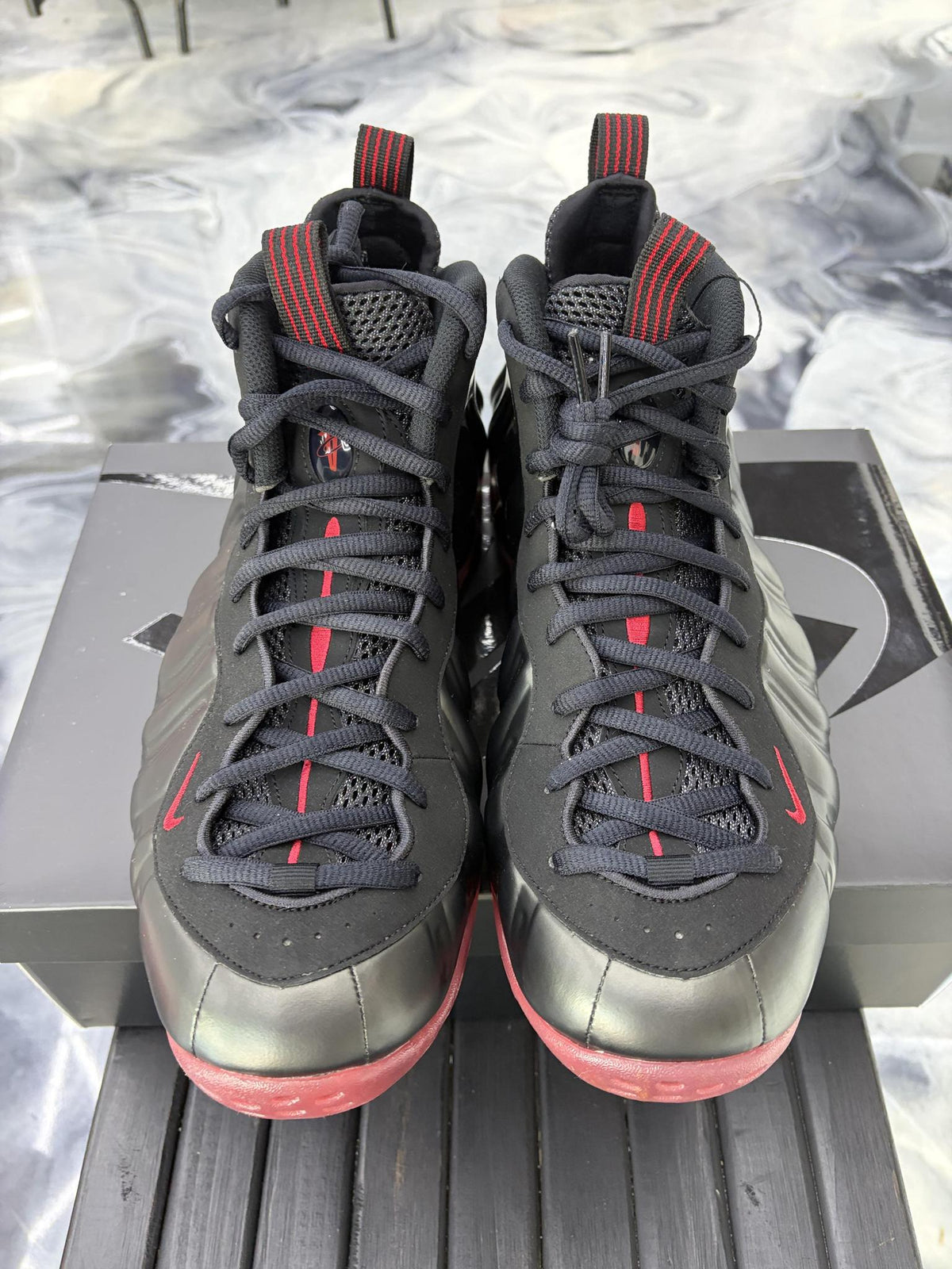Nike Foamposite "Cough Drop" Used Size 13