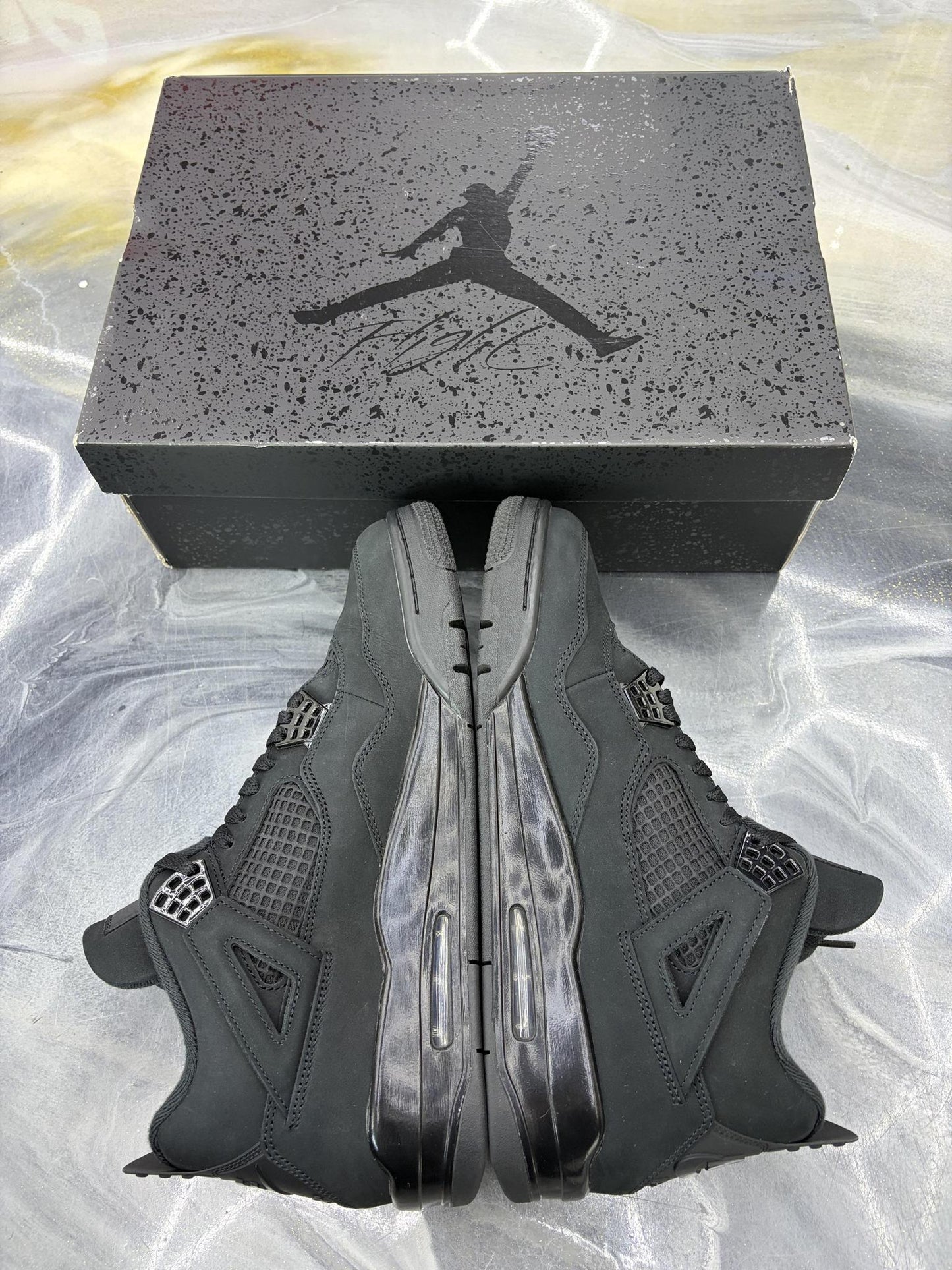 Jordan 4 "Black Cat" Used Size 12
