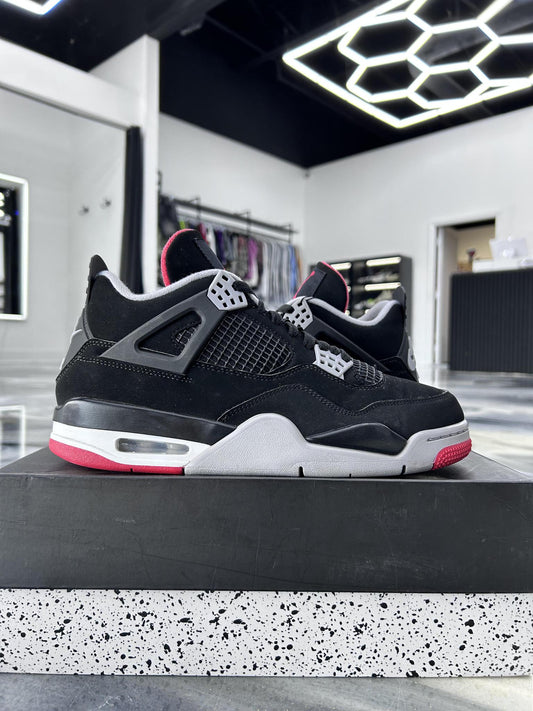 Jordan 4 "Bred 2019" Used Size 9.5