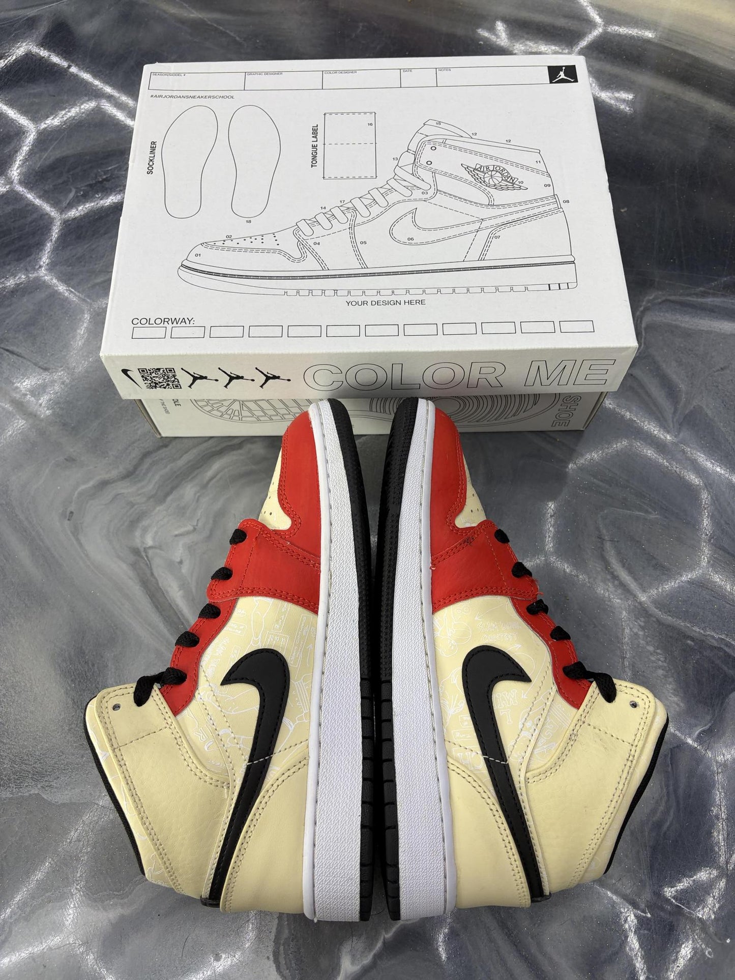 Jordan 1 Mid 88 "Dunk Contest" Used Size 5Y/6.5W