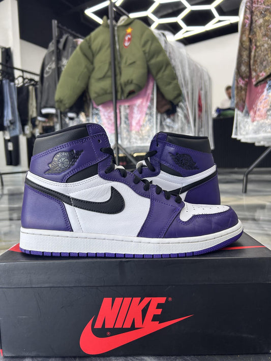 Jordan 1 "Court Purple 2.0" Used Size 9.5
