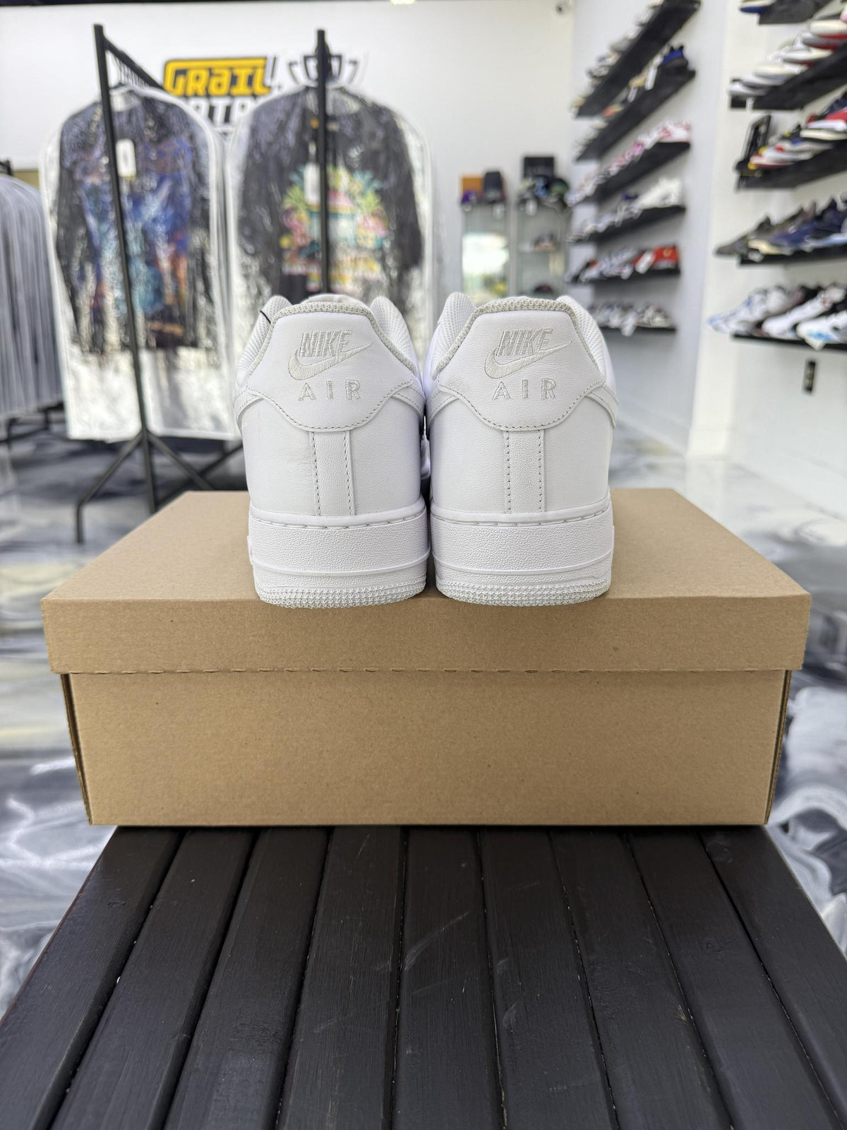 Nike Air Force One Low "White" Used Size 12