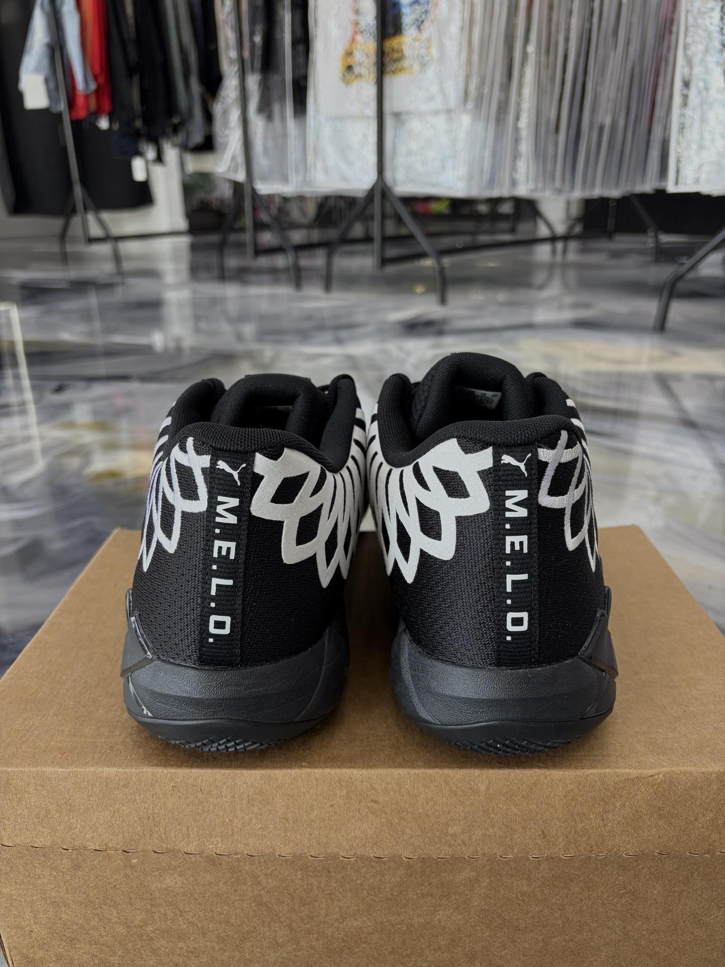 Puma Lamelo Ball MB.03 "Black" Used Size 13