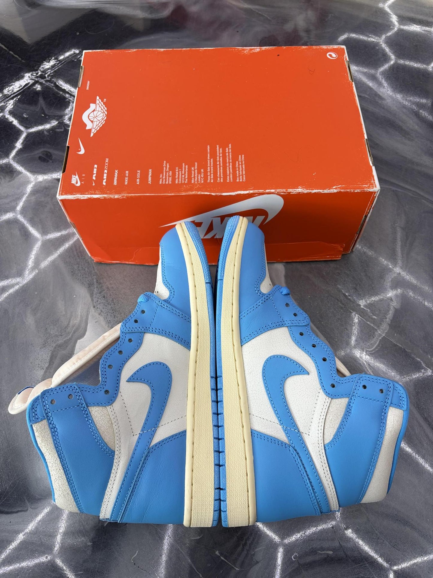 Jordan 1 High "UNC Reimagined" Used Size 8