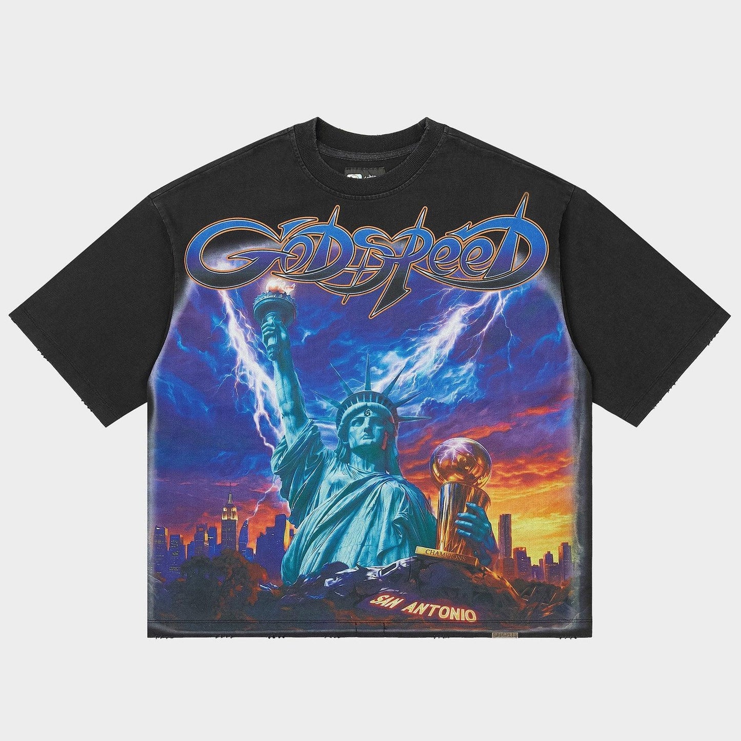 Godspeed Tee "Liberty Reigns Black"