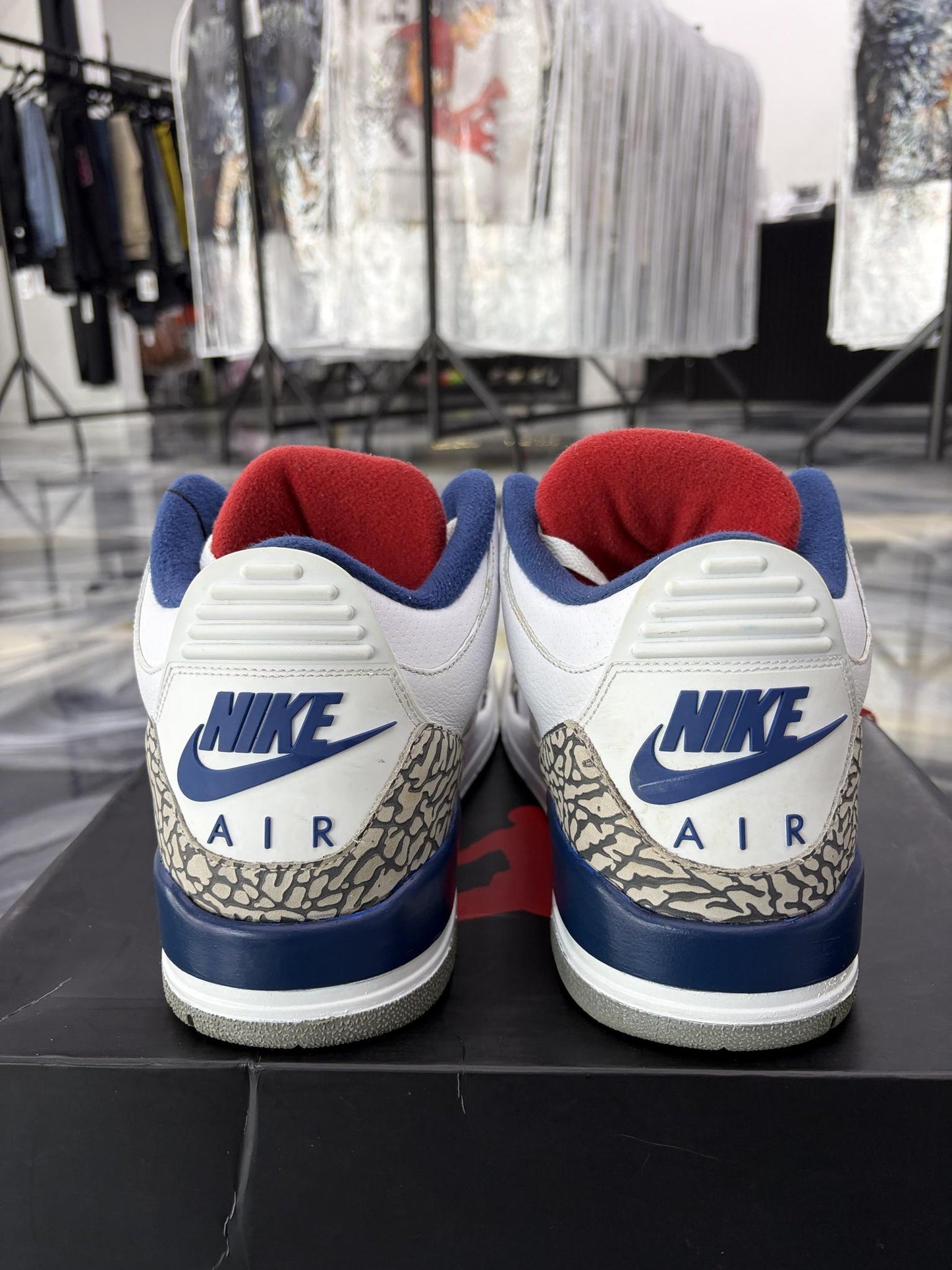 Jordan 3 "True Blue" Used Size 12