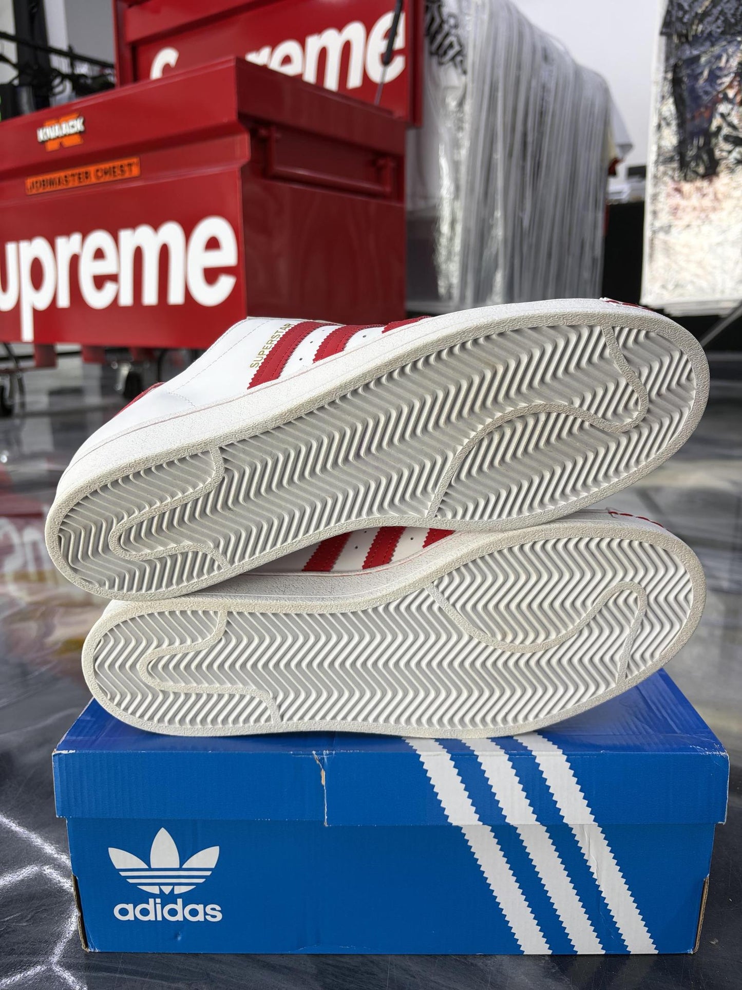 Adidas Superstar Laceless Used Size 12