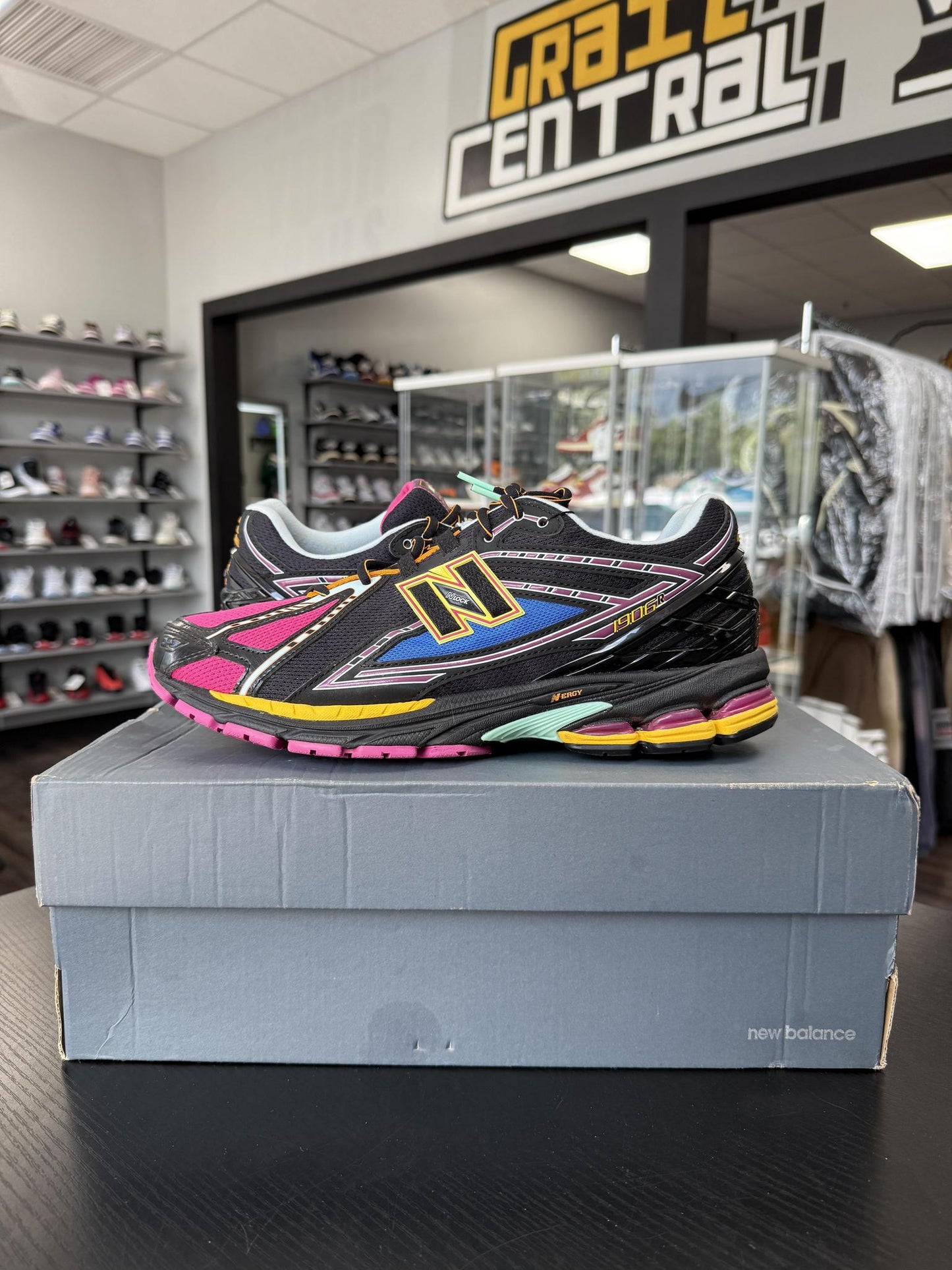 New Balance 1906R "Neon Nights" Used Size 11.5