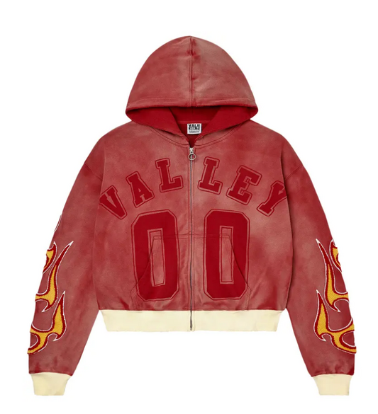 Vale Chimera Zip Up "Red"