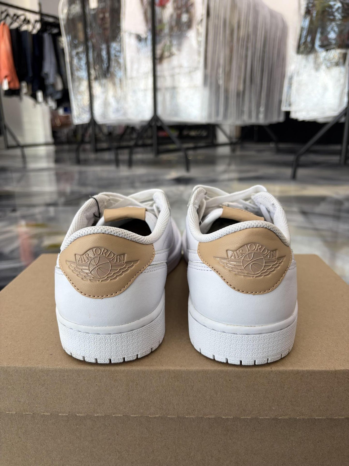 Jordan 1 Low "White Vachetta" Used Size 9.5
