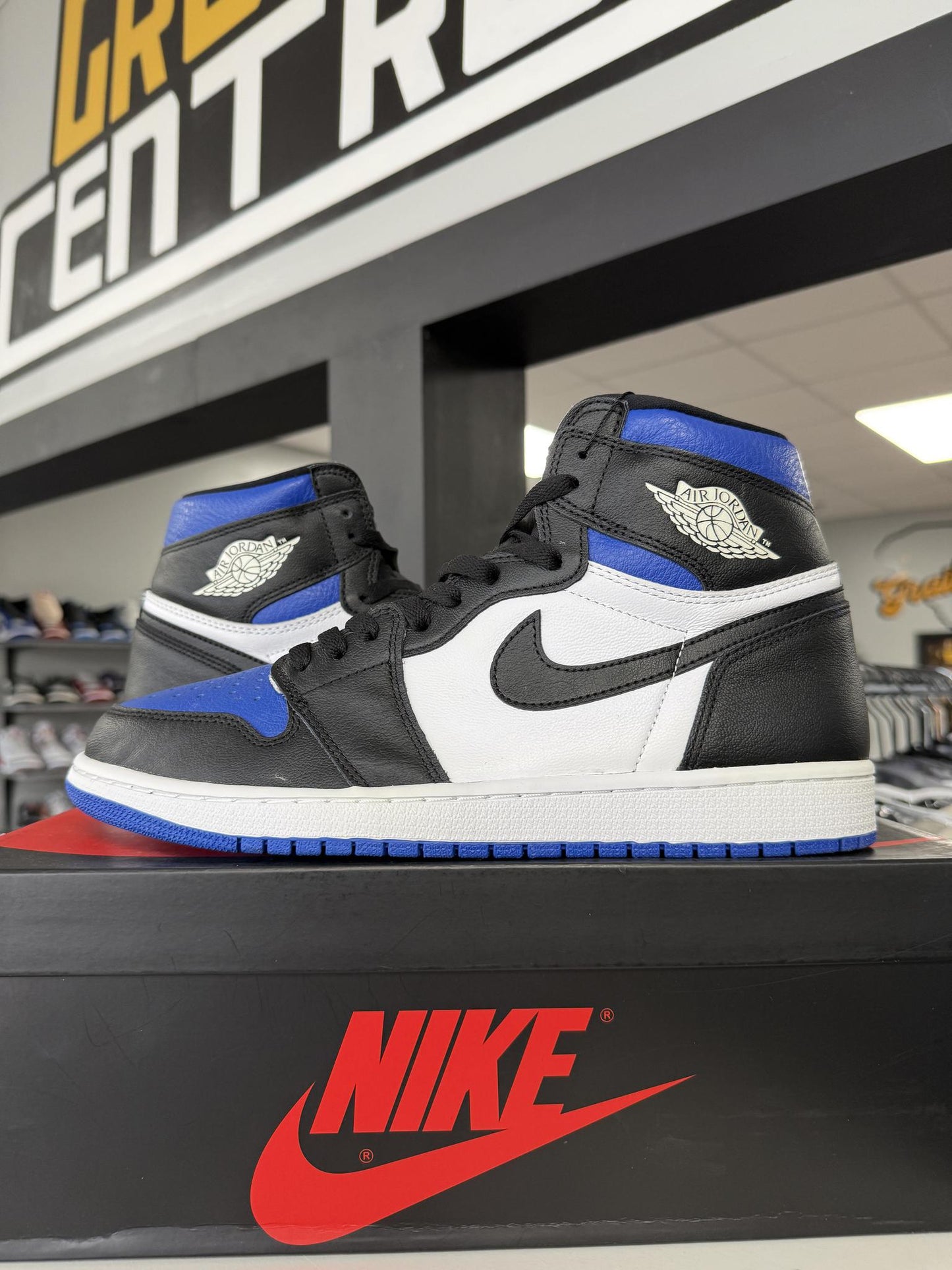 Jordan 1 "Black Game Royal" Used Size 11