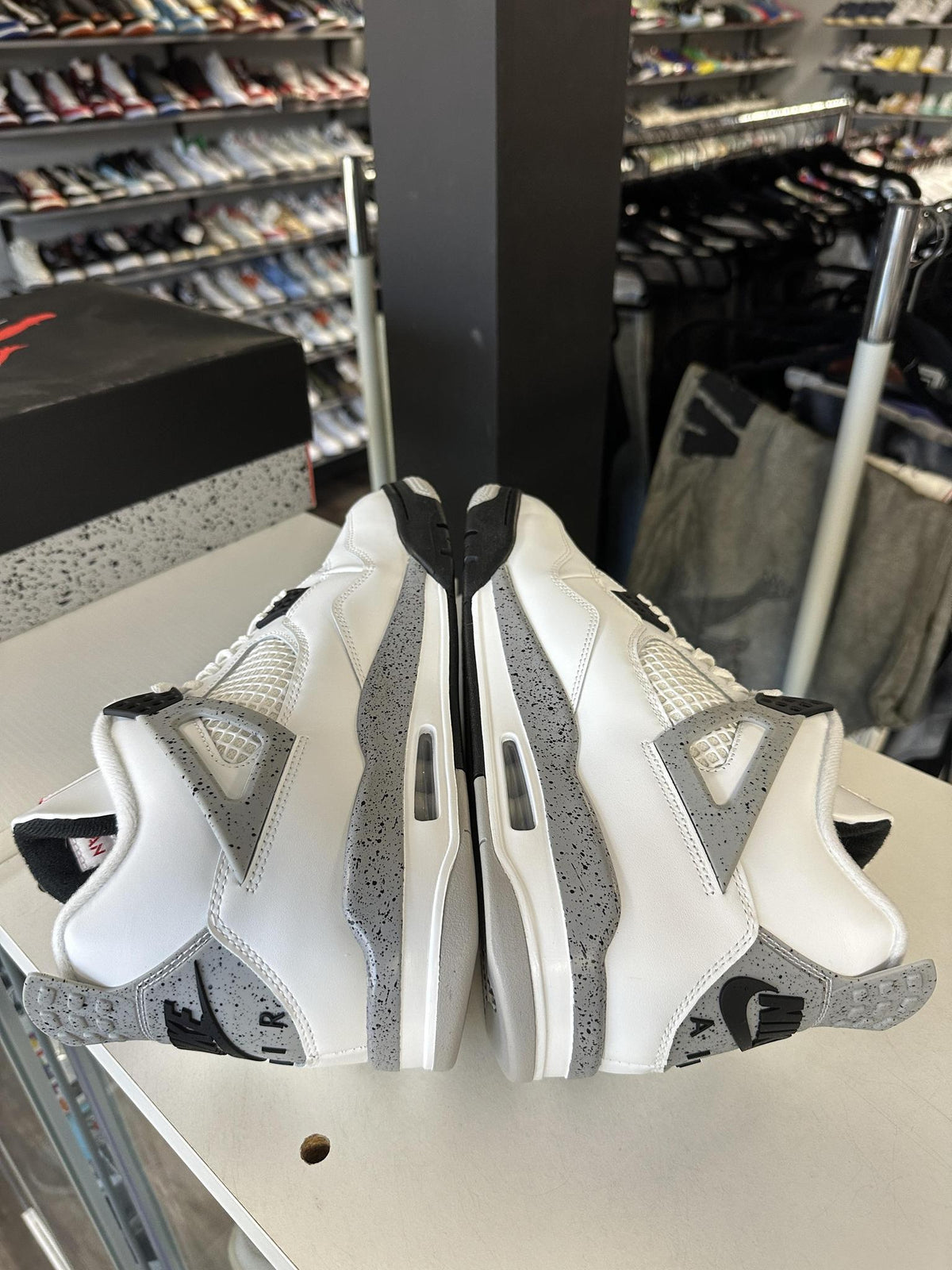 Jordan 4 "White Cement" Size 12 Used