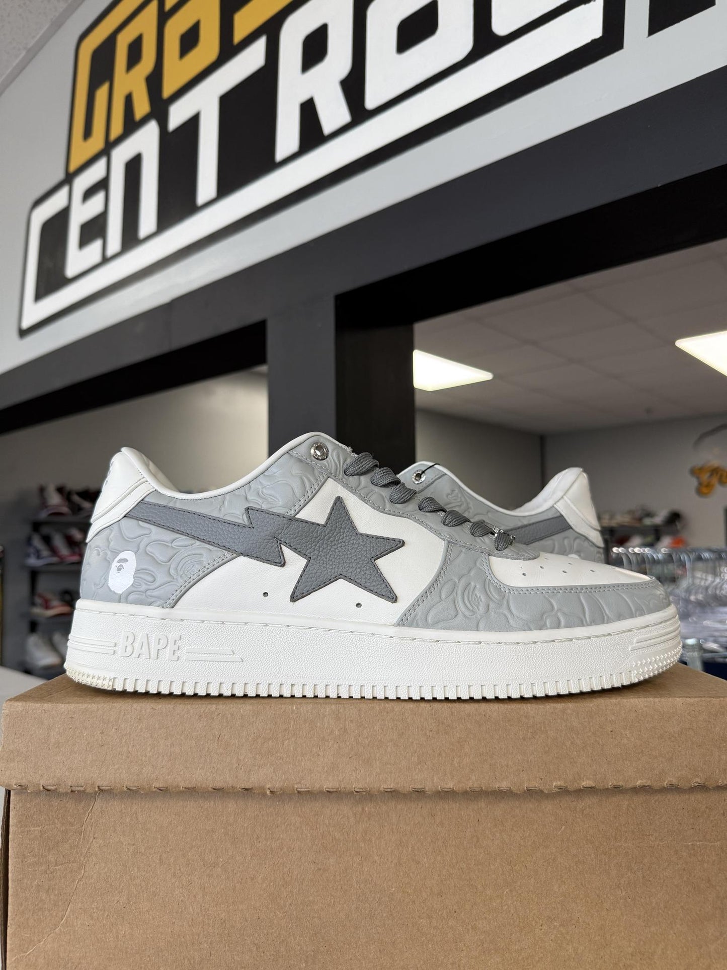 Bape Sta "Grey" Used Size 13