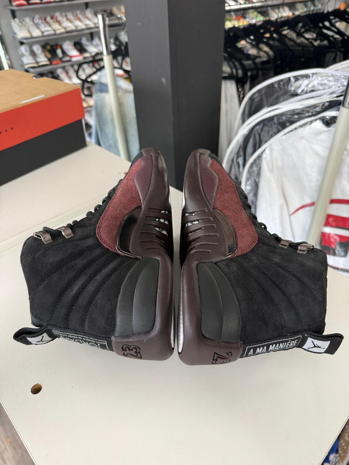 Jordan 12 x A Ma Maniere "Black" Used Size 8