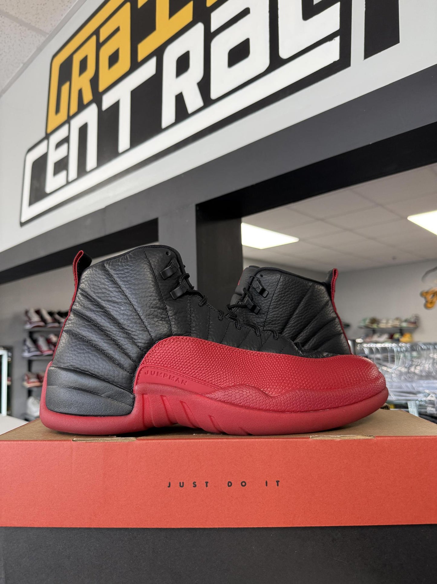 Jordan 12 Flu Game Used Size 12.5