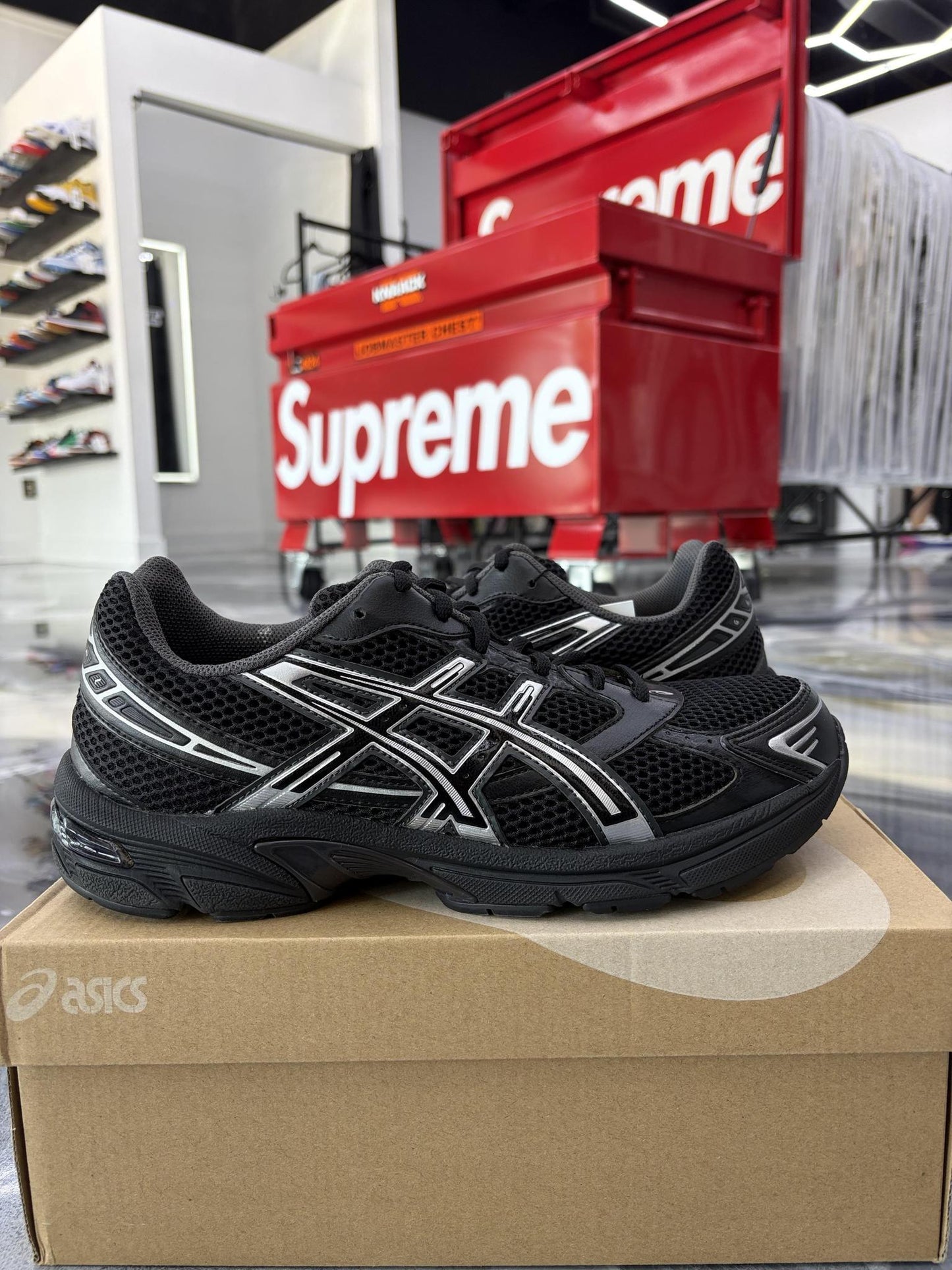 Asics Gel 1130 "Black Pure Silver" Used Size 9.5