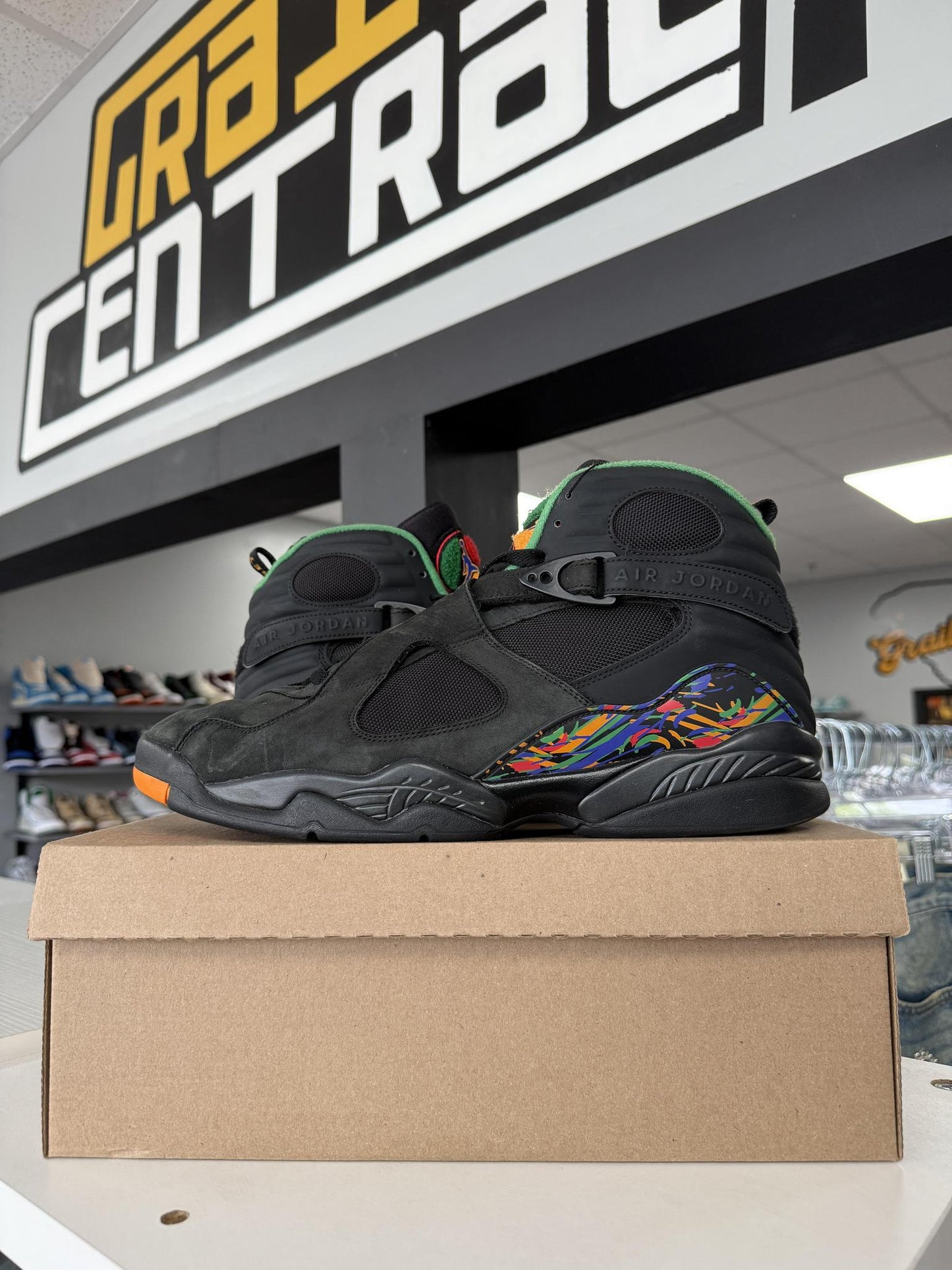 Jordan 8 "Tinker Air Raid" Used Size 14
