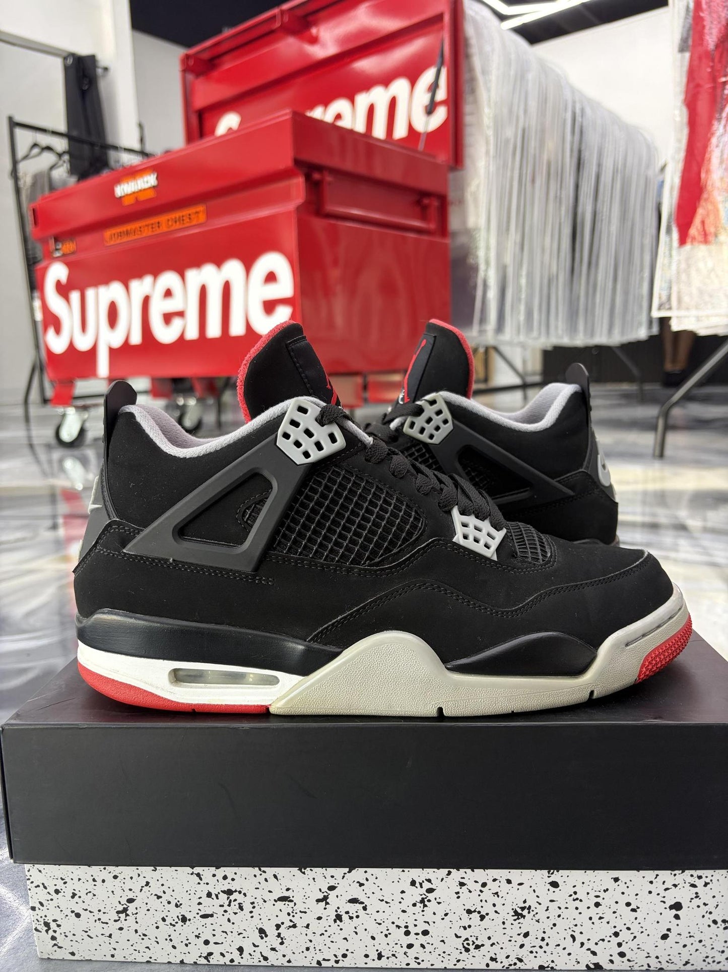 Jordan 4 "Bred" Used Size 10.5