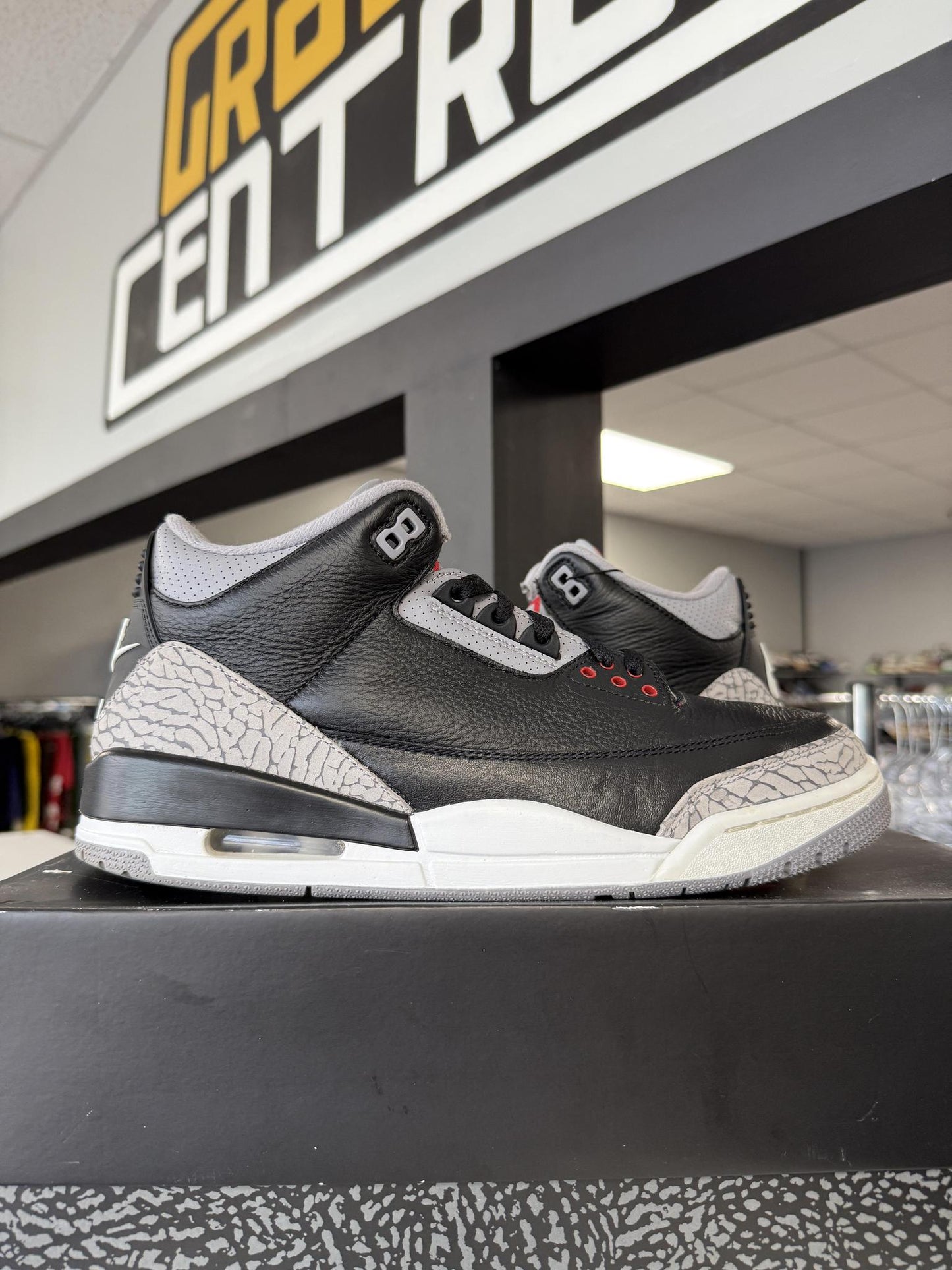 Jordan 3 "Black Cement" Used Size 11