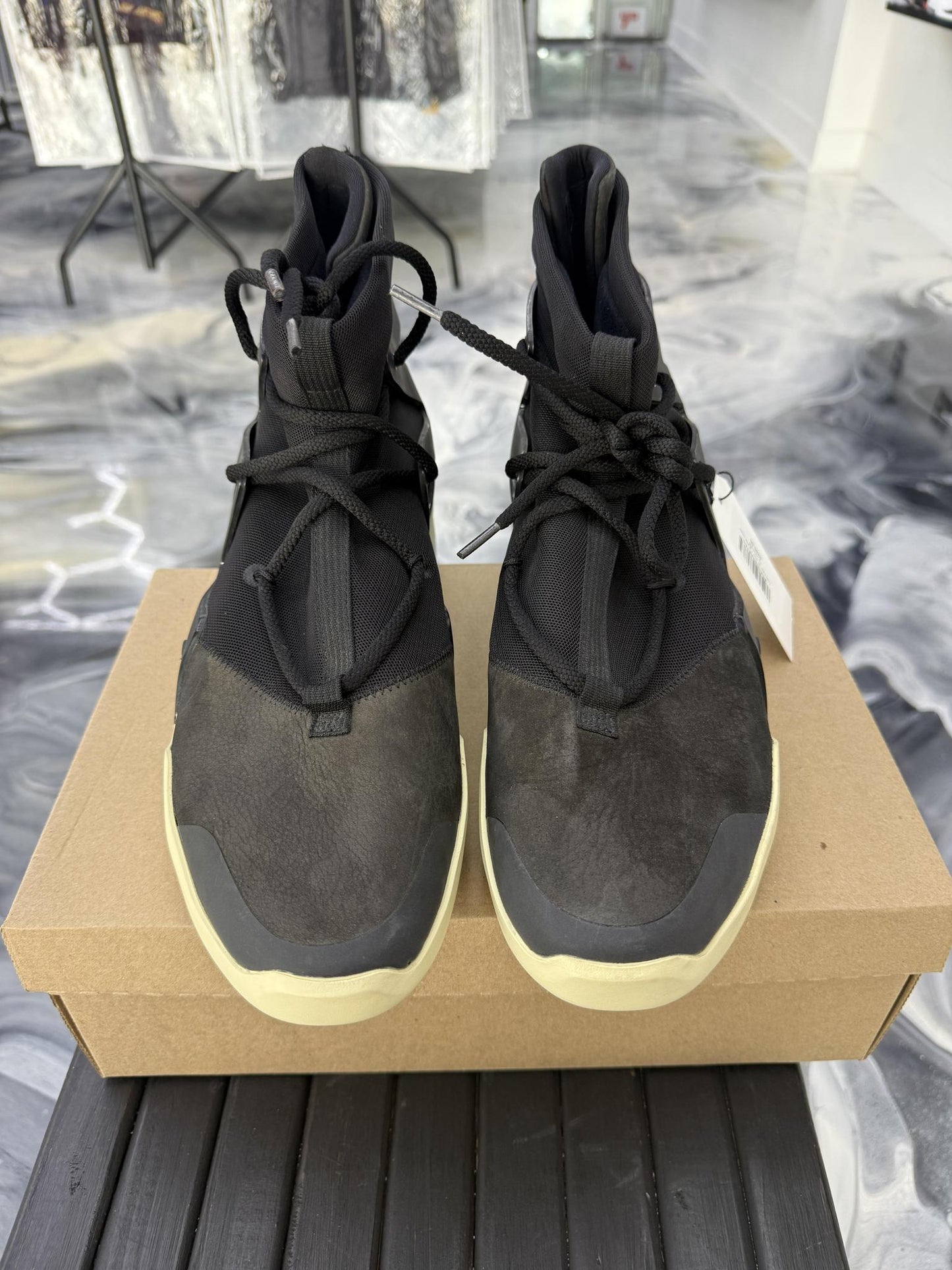 Nike Fear Of God 1 "Black" Used Size 13