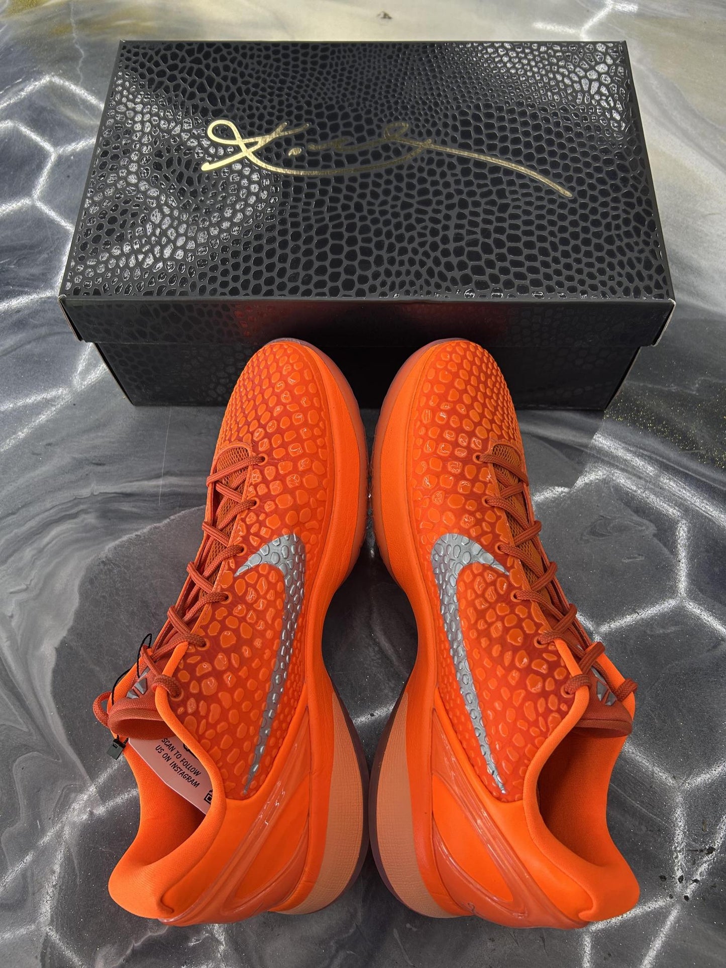 Nike Kobe 6 "Total Orange" Used Size 15