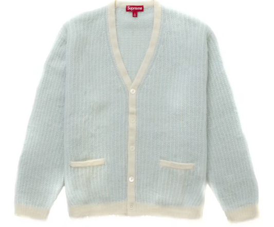 Supreme 2 Tone Mohair Cardigan