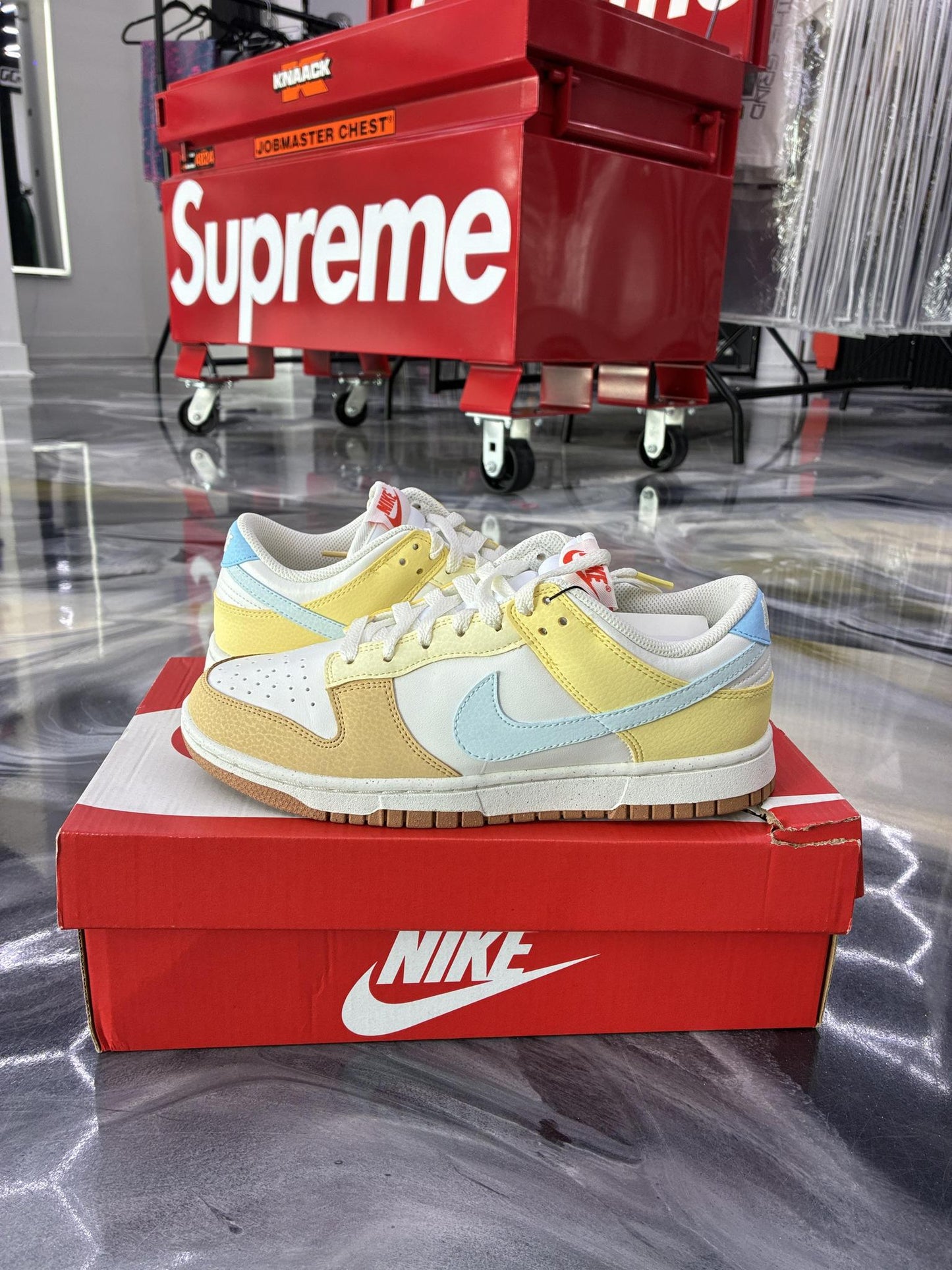 Nike Dunk Low "Alabaster" Used Size 7Y/8.5W