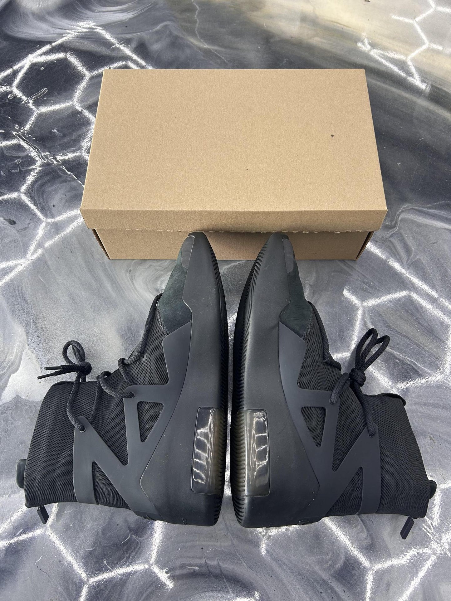 Nike x FOG 1 "Triple Black" Used Size 12