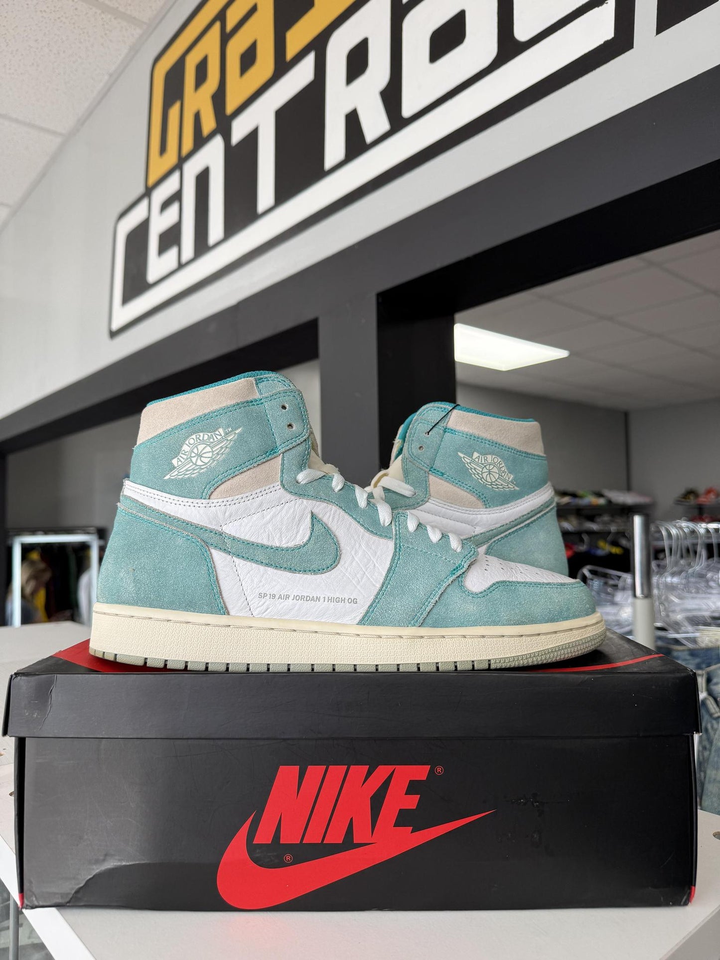 Jordan 1 Turbo Green" Used Size 12