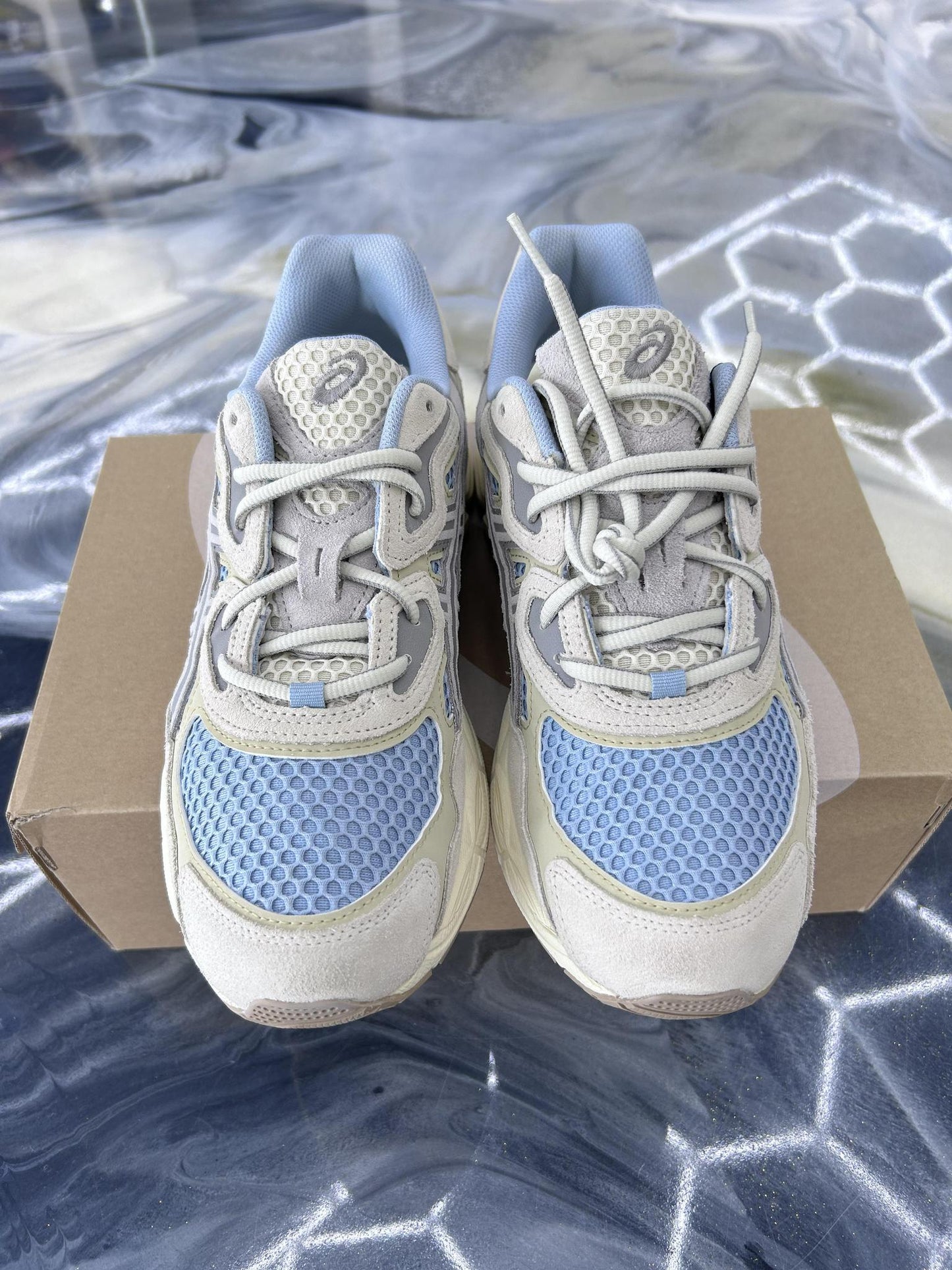 Asics Gel-NYC "Dolphin Oyster Grey" Used Size 11