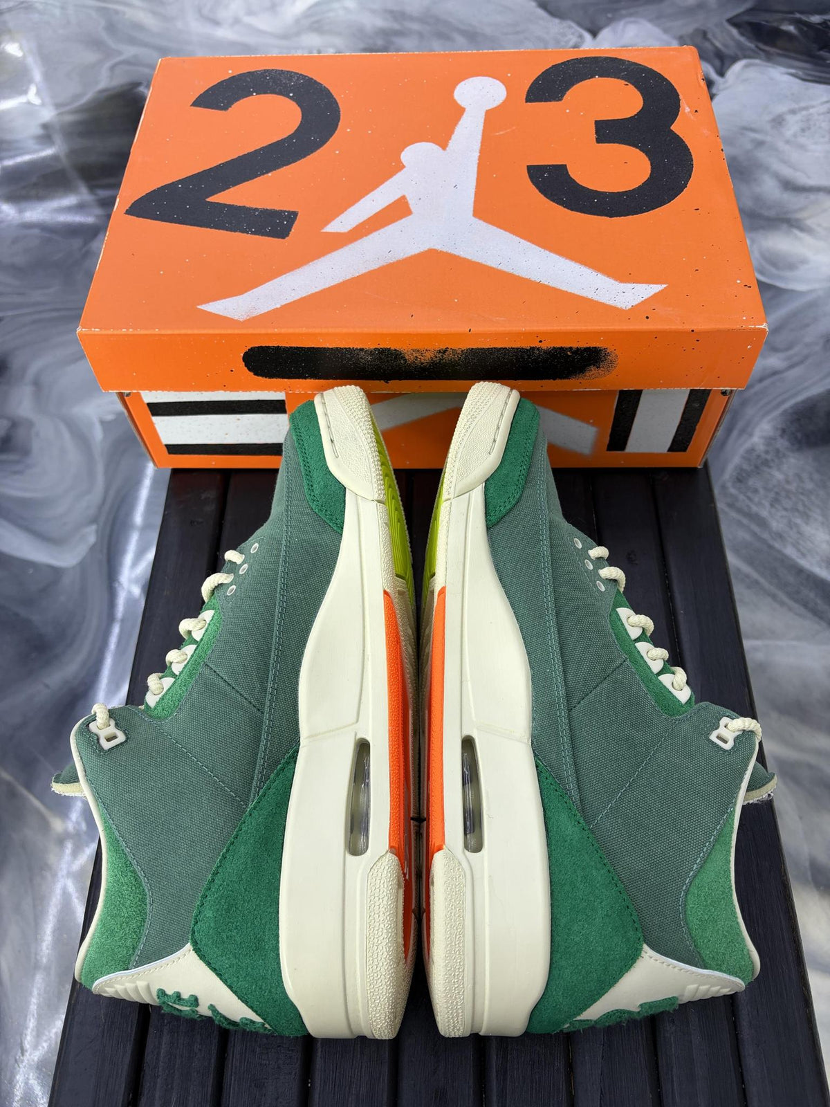 Jordan 3 x Nina Chanel "Abney Bicoastal" Used Size 11.5/10M