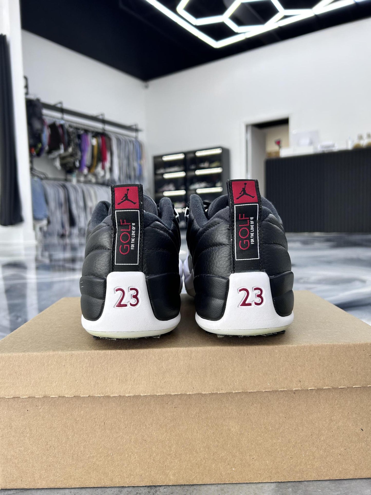 Jordan 12 Low Golf "Playoff" Used Size 10.5