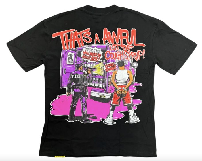 Cough Syrup Protect and Serve Tee "Black"