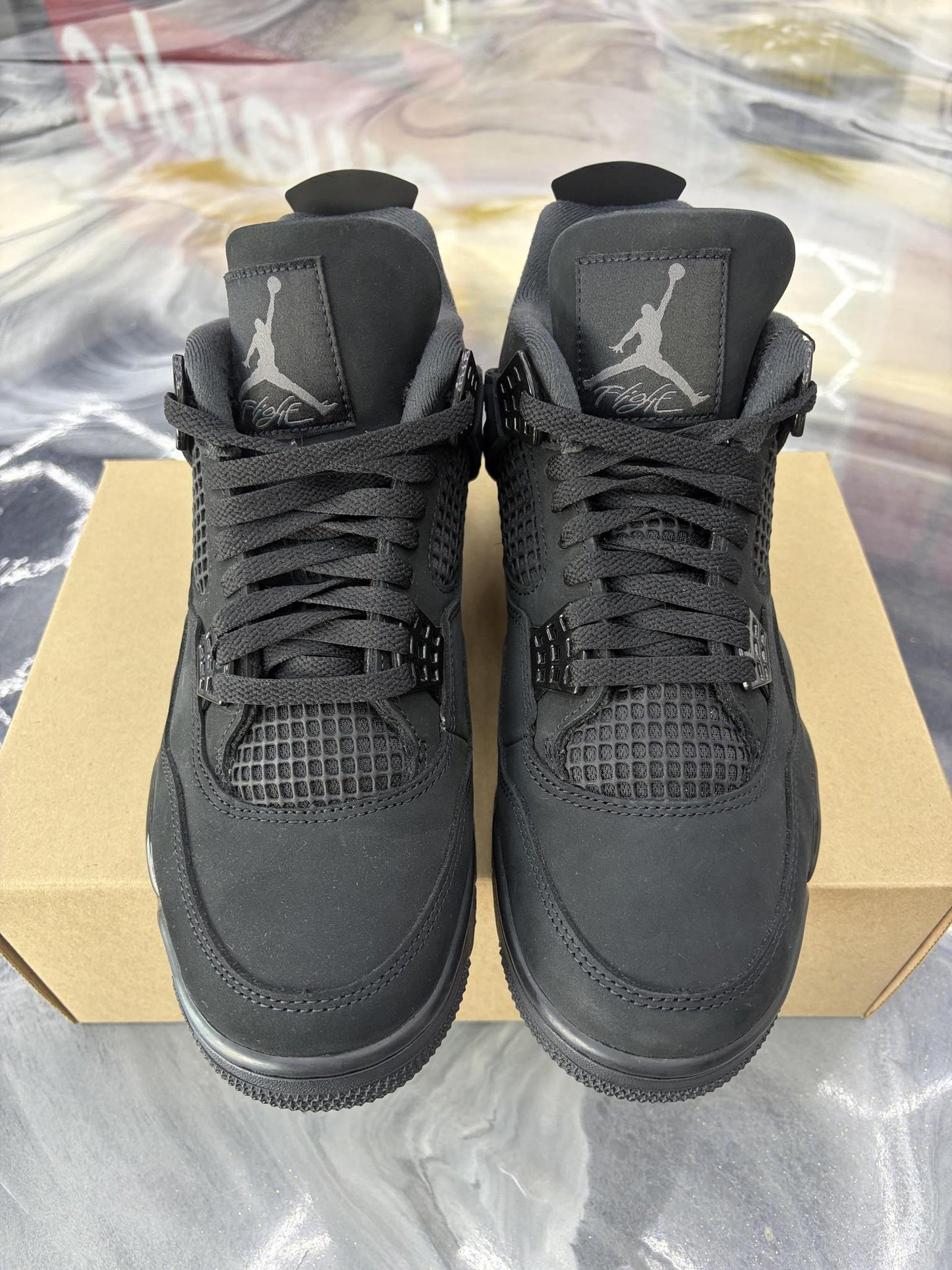 Jordan 4 "Black Cat" Used Size 10.5