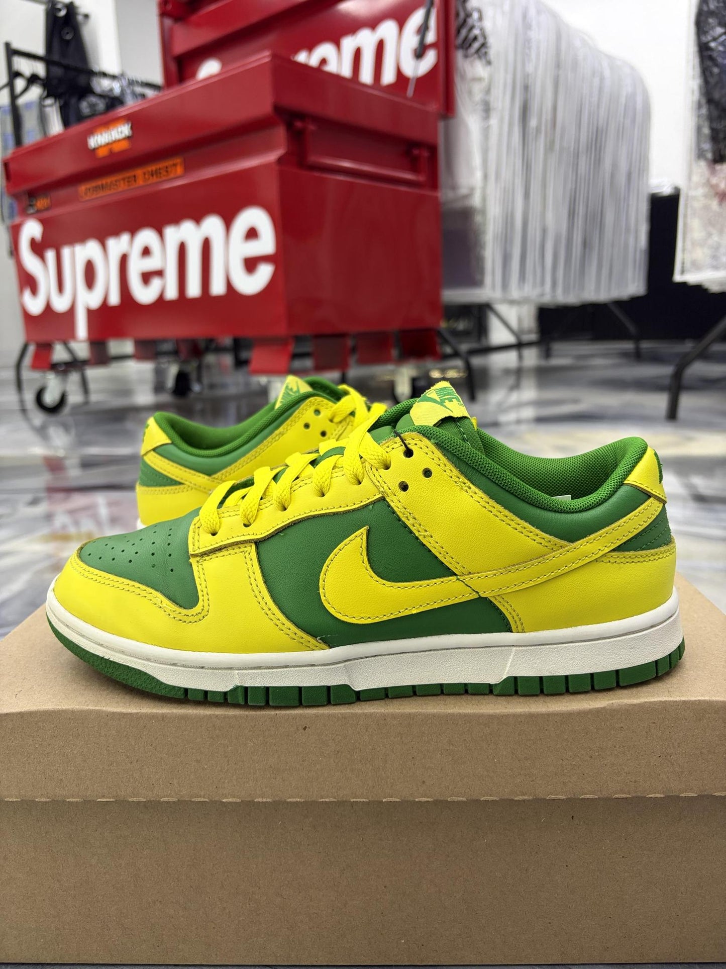 Nike Dunk Low "Reverse Brazil" Used Size 8