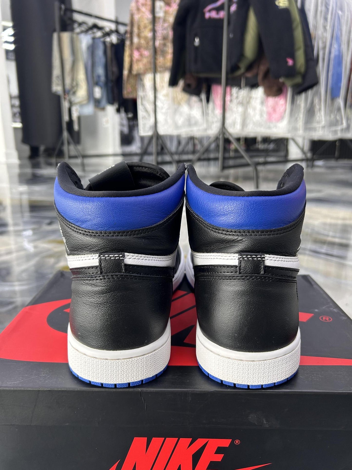 Jordan 1 High "Royal Toe" Used Size 11.5