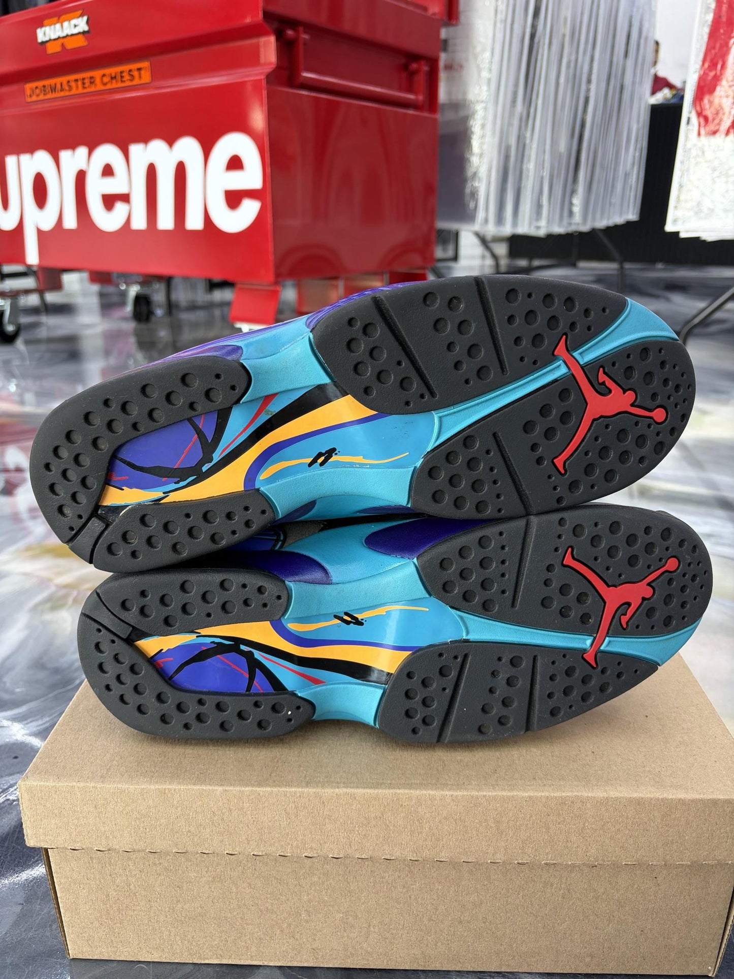 Jordan 8 "Aqua" Used Size 12